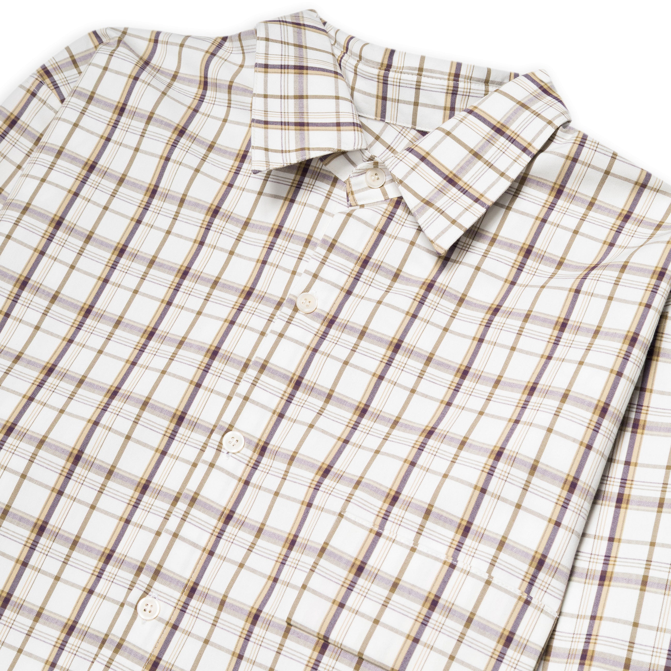 Bryan Jimenez  Plaid Shirt Brown