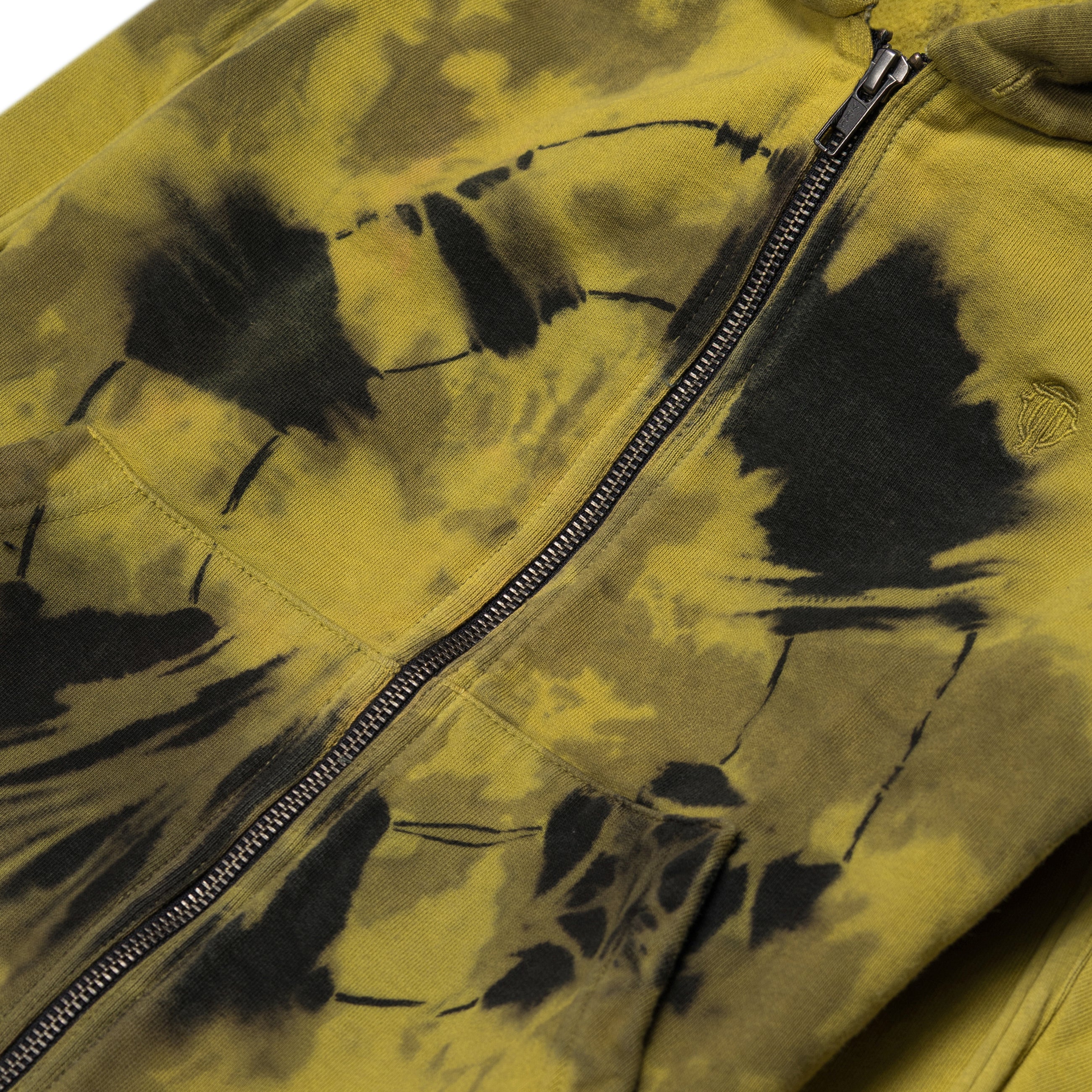 Ottolinger Tie Dye Sutured Zip Hoodie Multicolor