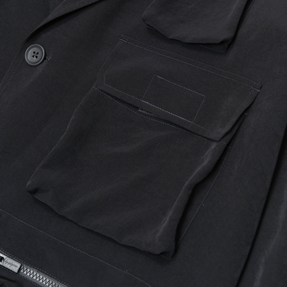 Y's by Yohji Yamamoto Multi-Pocket Jacket Black 1