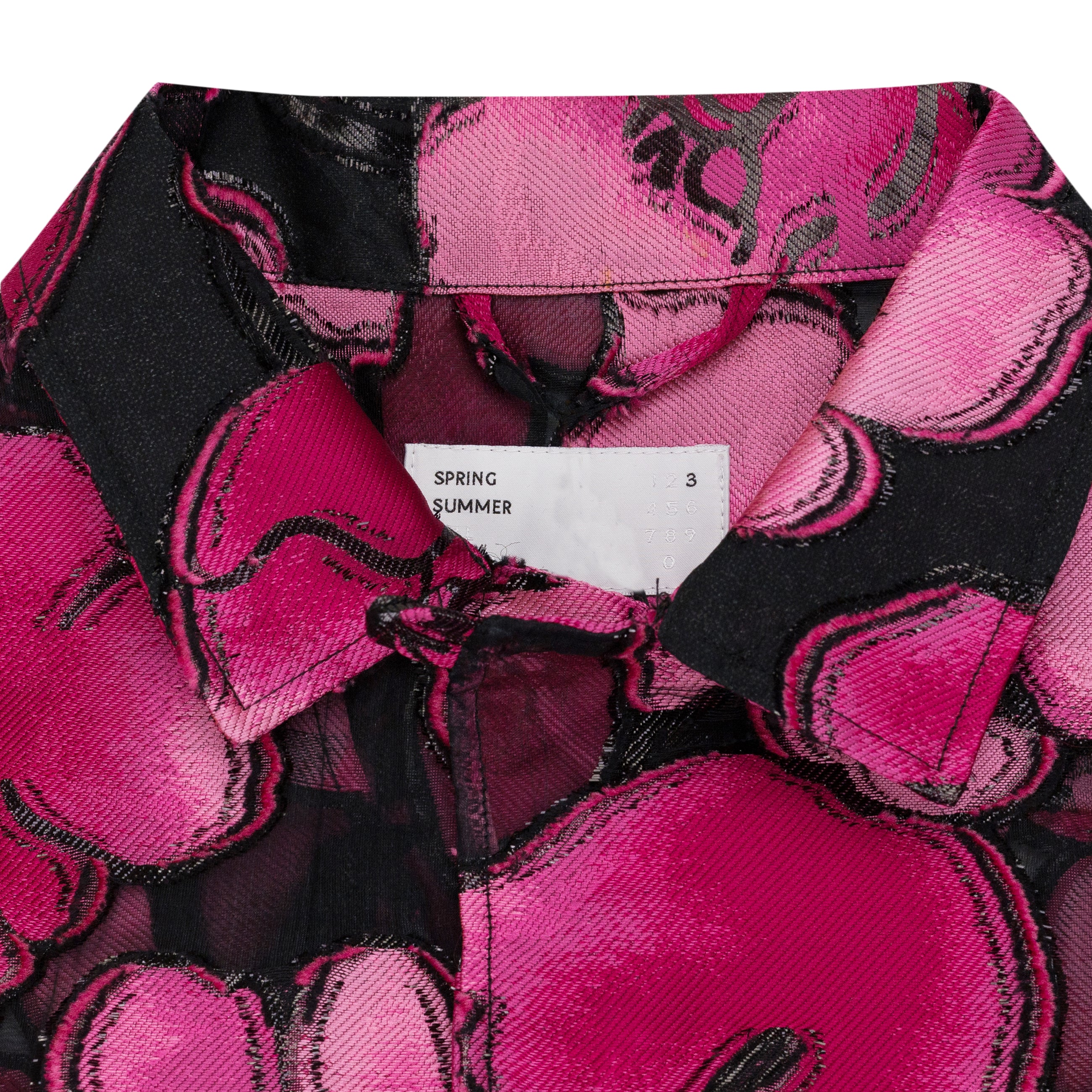 4SDESIGNS - Wide Floral Camp Shirt Pink