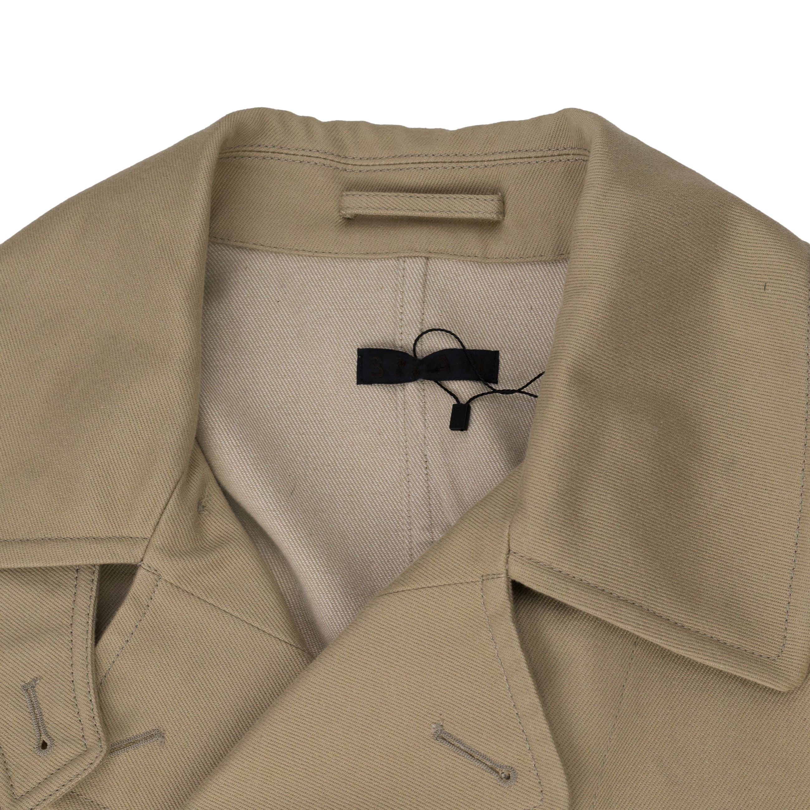 3MAN Belted Peacoat Beige