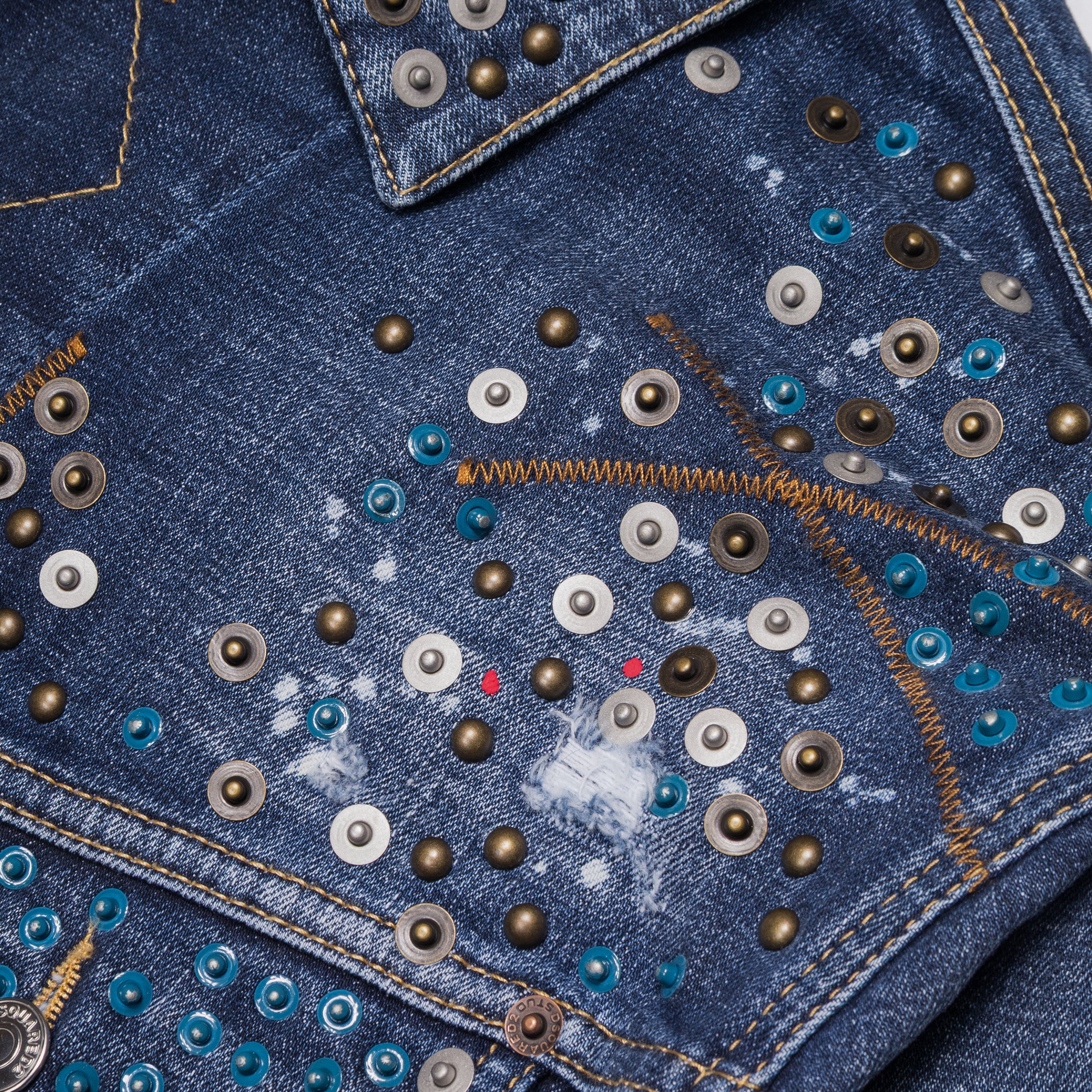 Dsquared2 La Jean Jacket Blue