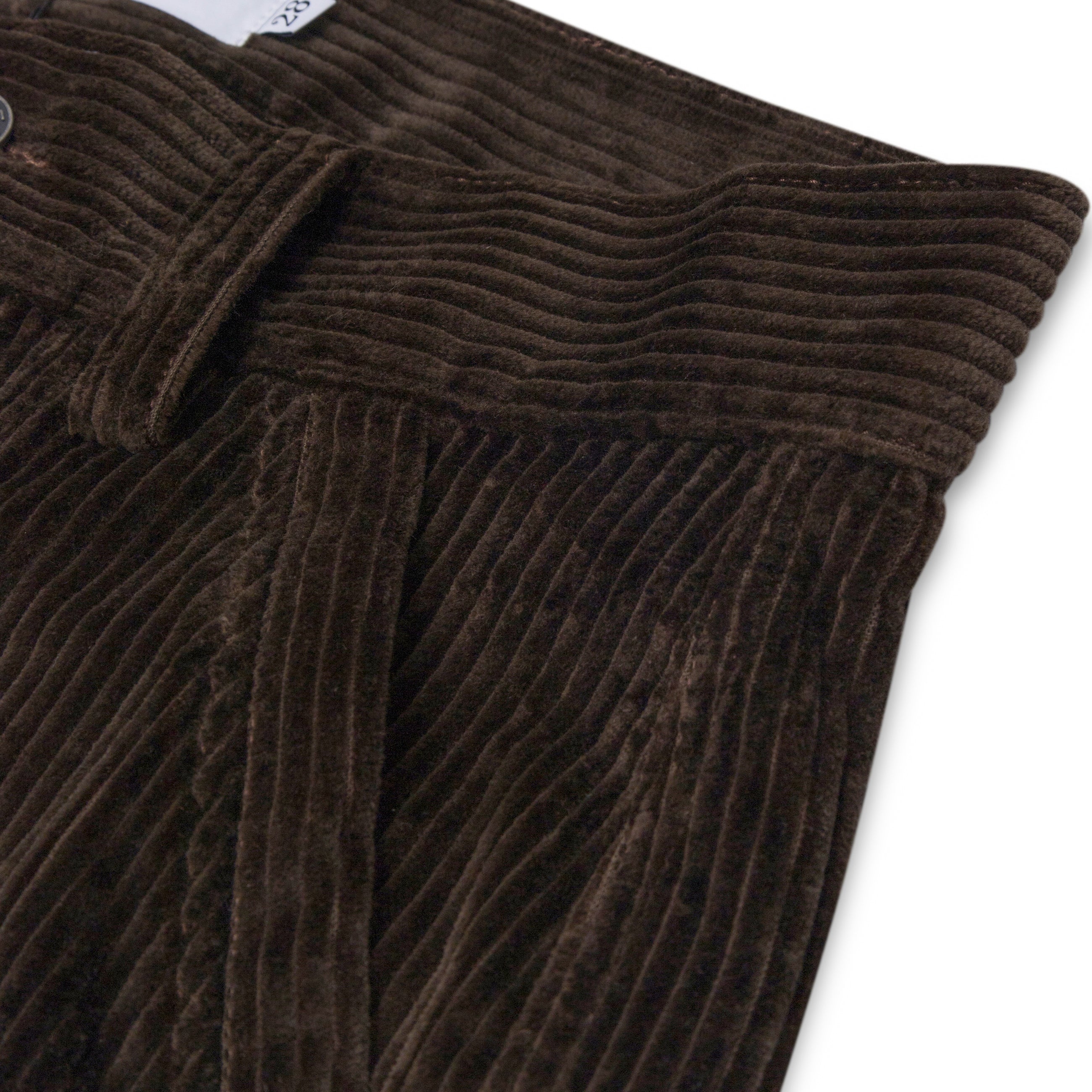 Vaquera Women Corduroy Pants Woven Brown