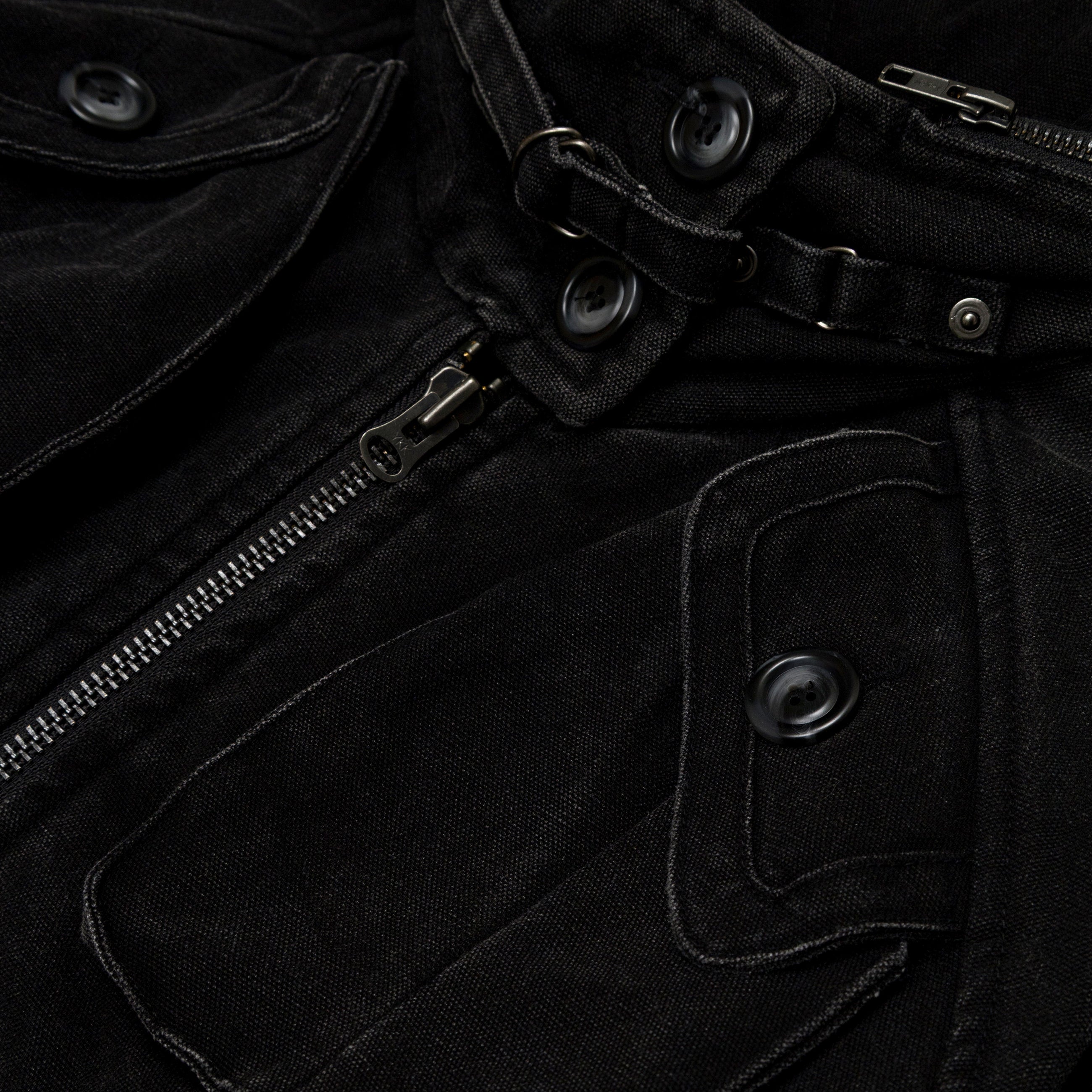 Troubled Waters Military Mods Coat Black