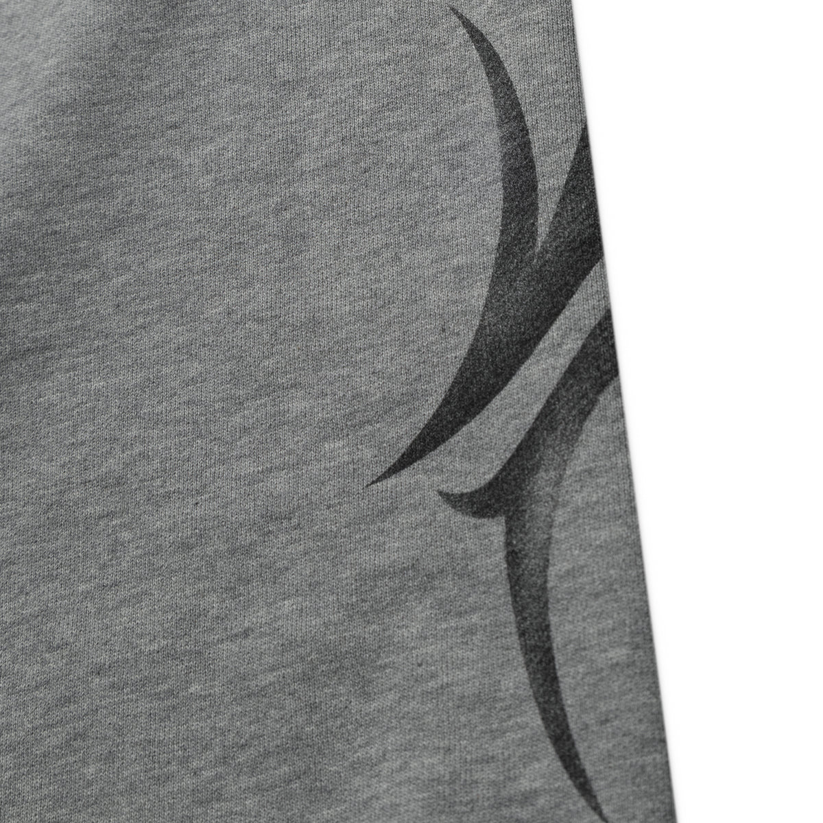 Vetements Graffiti Tribal Zip-Up Hoodie Grey