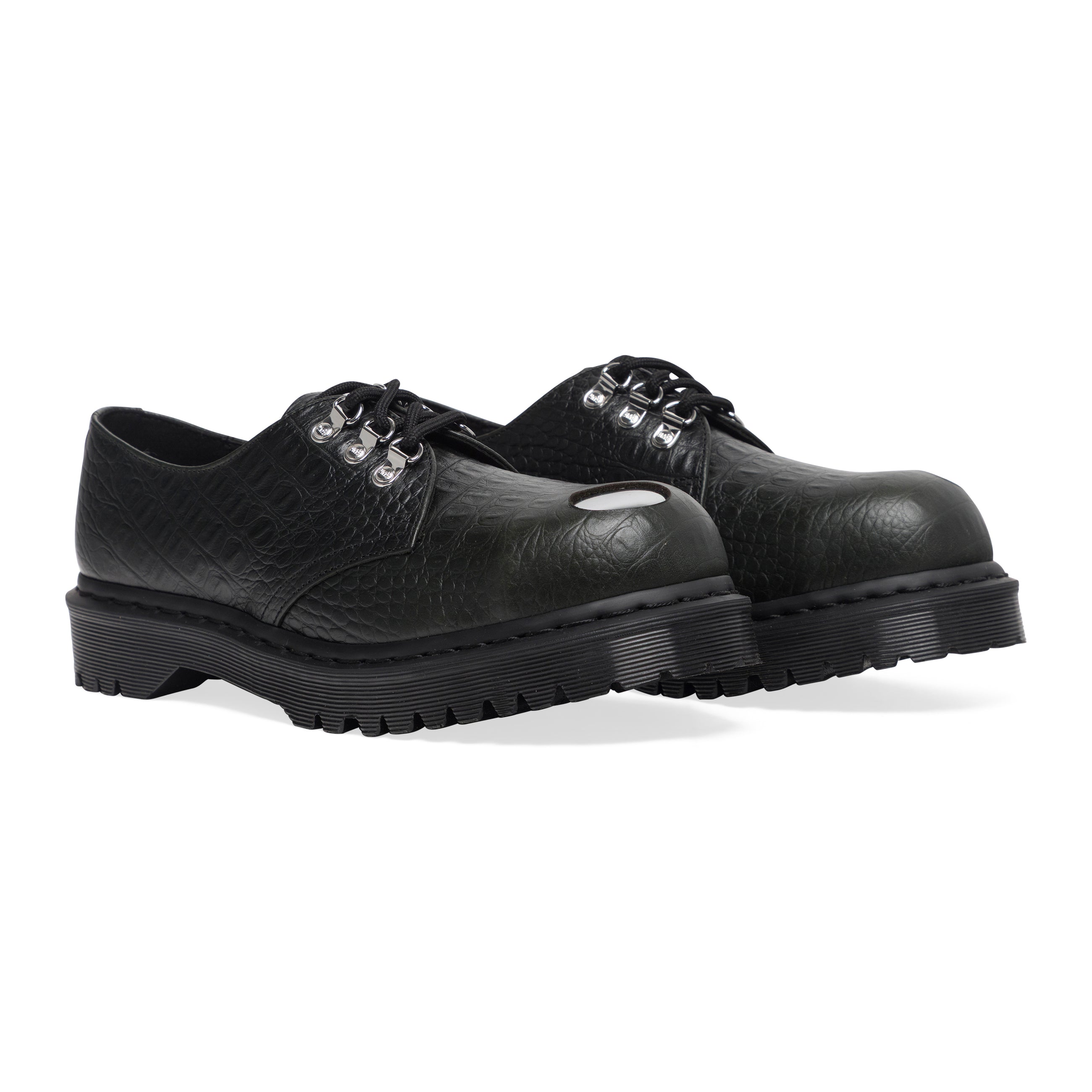 Dr. Martens Analine Croc Emboss 1461 Forest Green