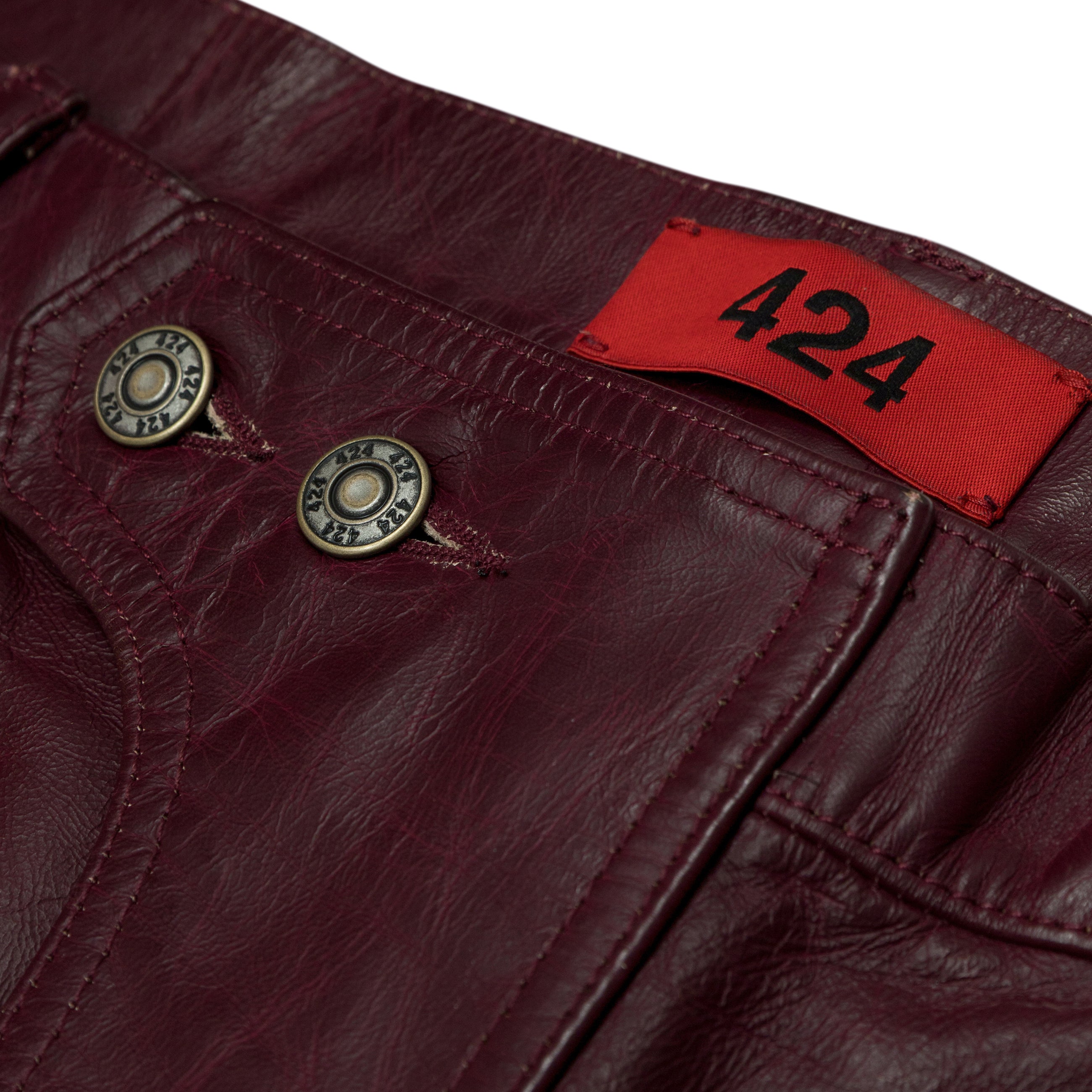 424 Moto Pants Red