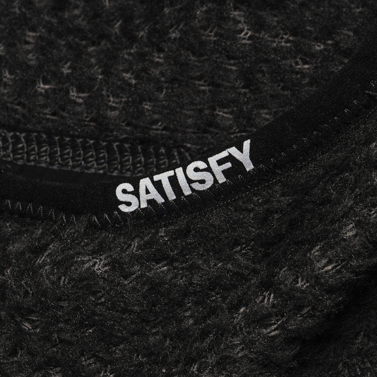 SATISFY Fuzzfleece Ad Half-Zip Black