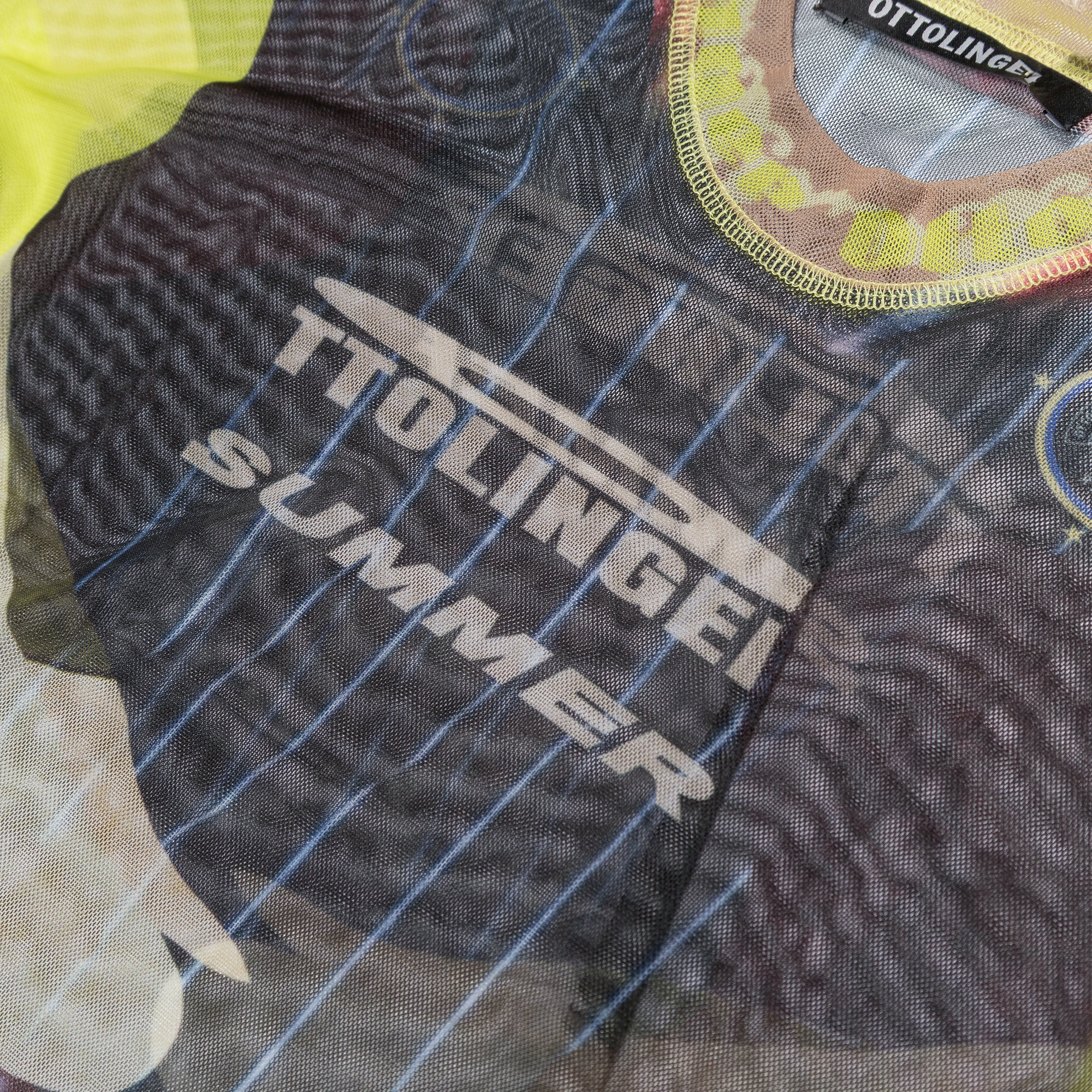 Ottolinger Yellow Mesh Otto Morph Shirt Multicolor