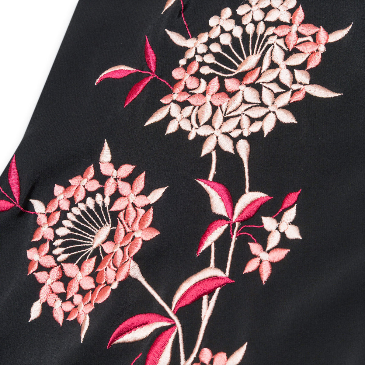 Conner Ives Piano Shawl Mini Dress Black/Pink