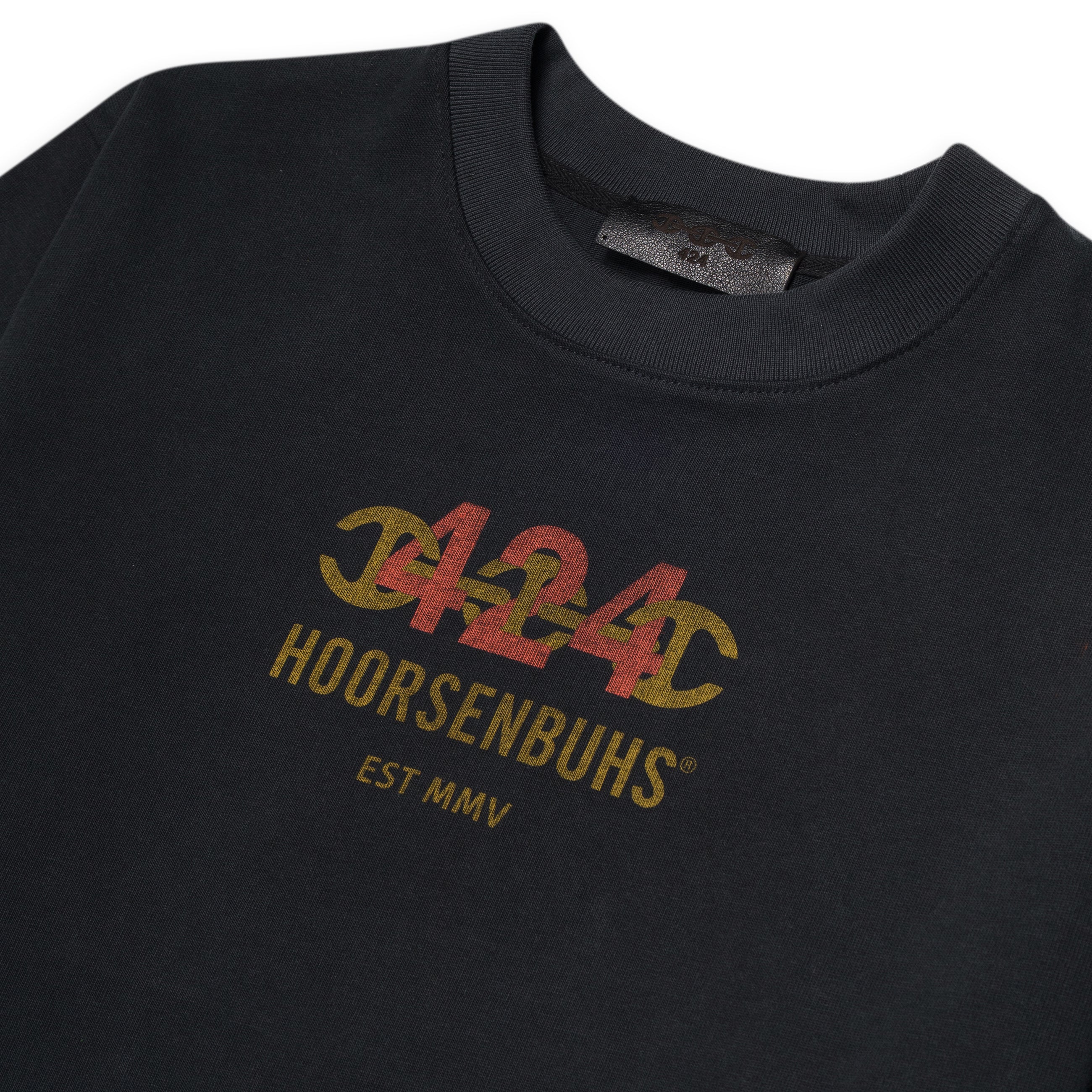 424 x Hoorsenbuhs Lightweight Cropped Tee Black