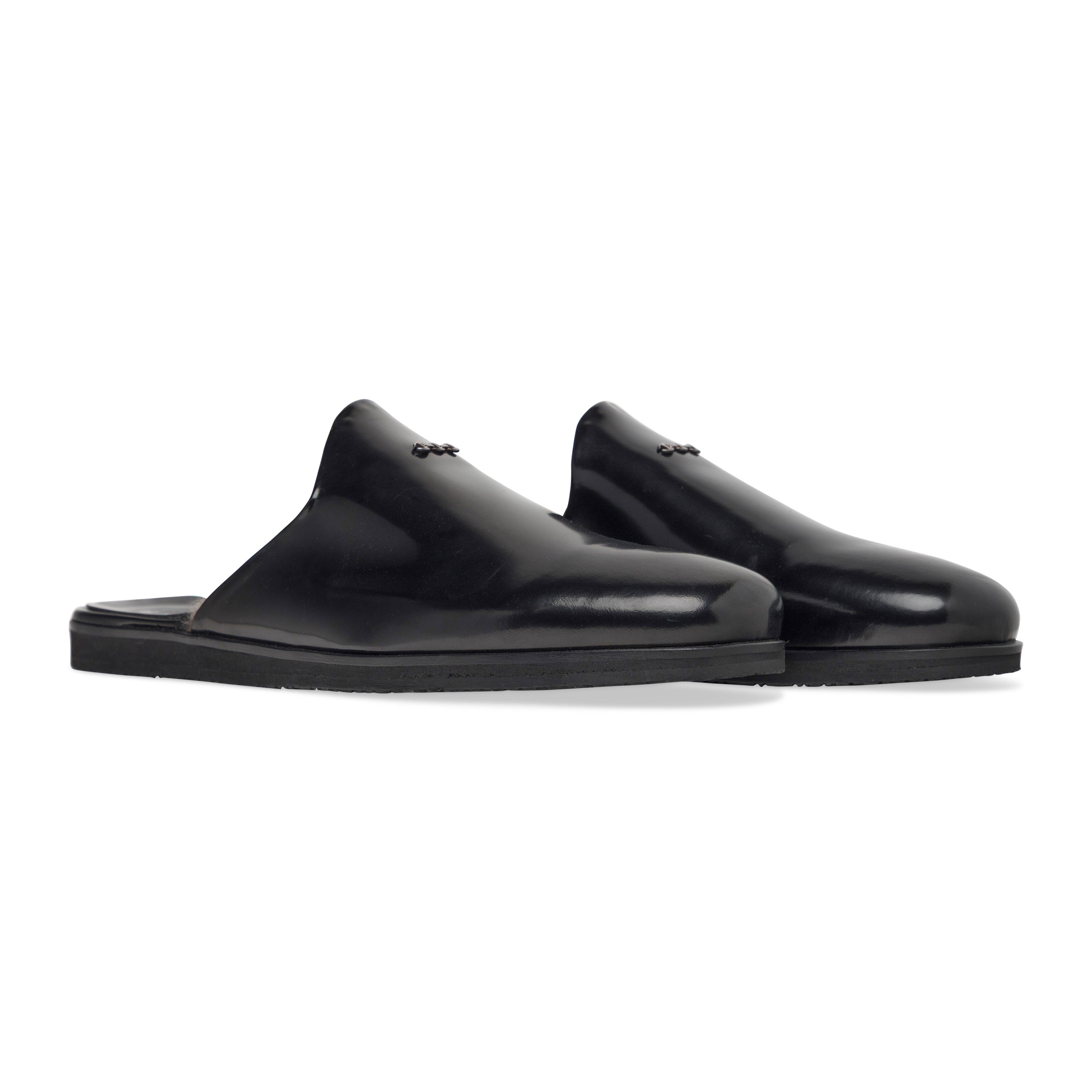 424 x Hoorsenbuhs Fur Slippers Black
