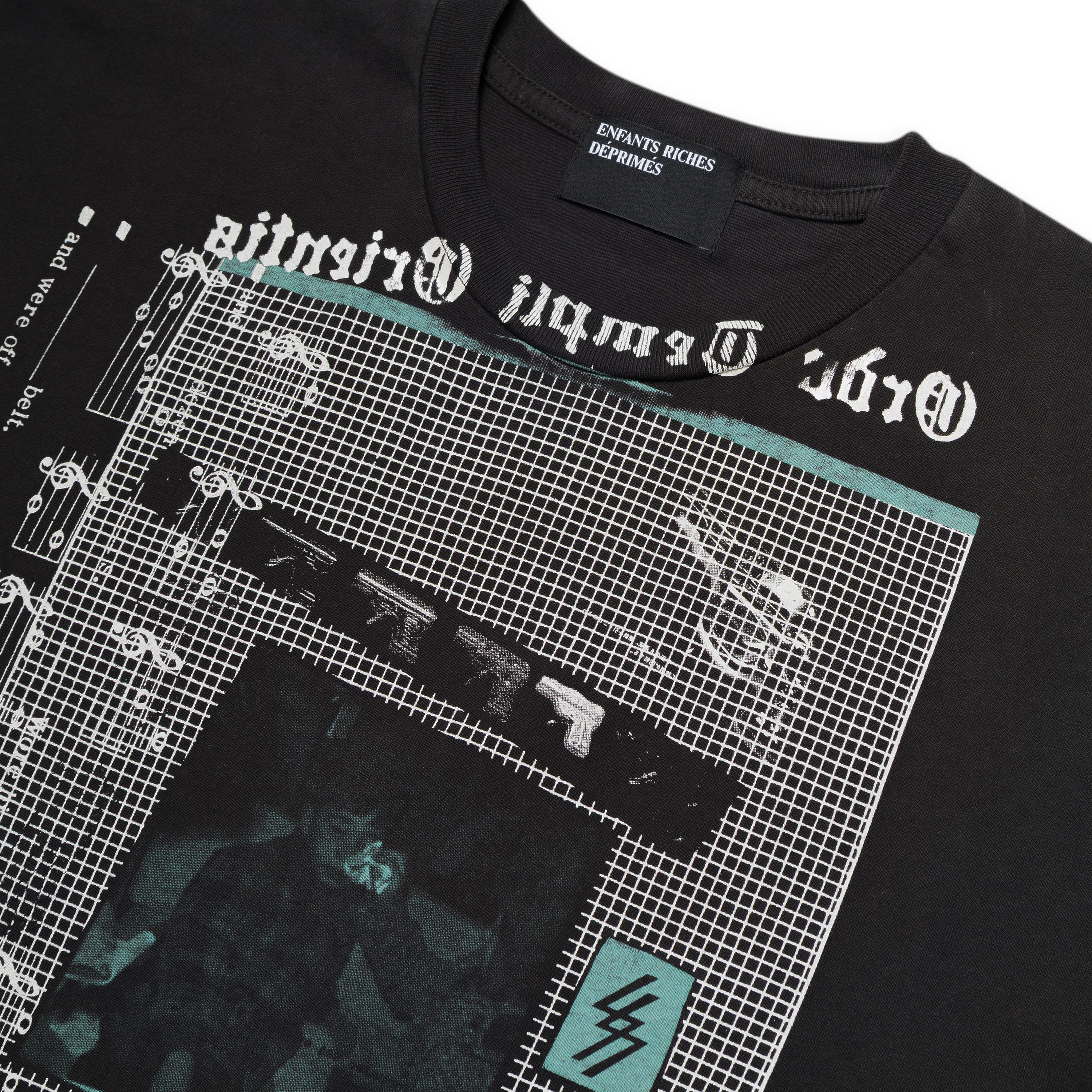 トップス Enfants riches deprimes 25SS Enfants Riches Deprimes Goodbye Mother Shrunken T-Shirt Black