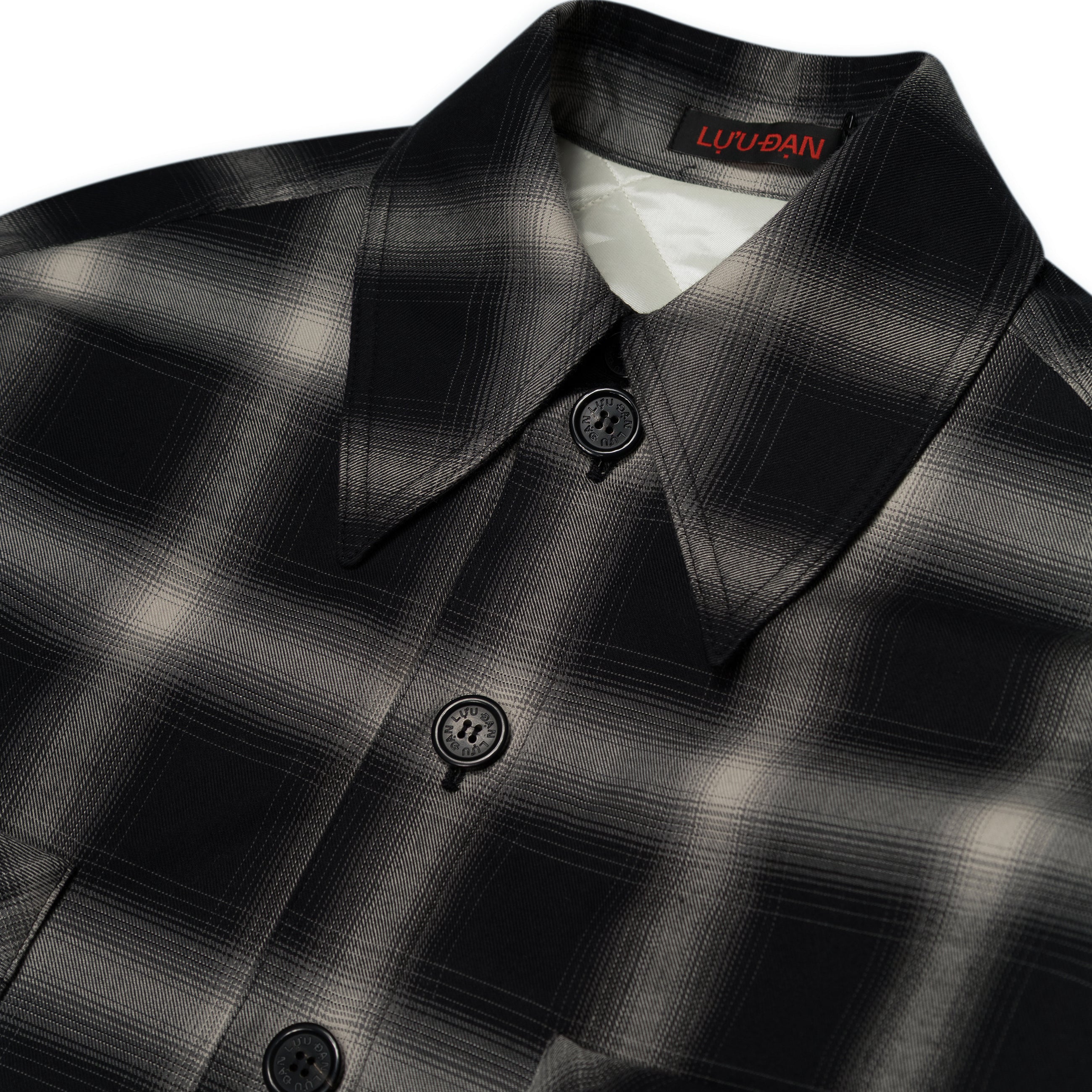 Lu'u Dan Fat Boy Flannel Shirt Black