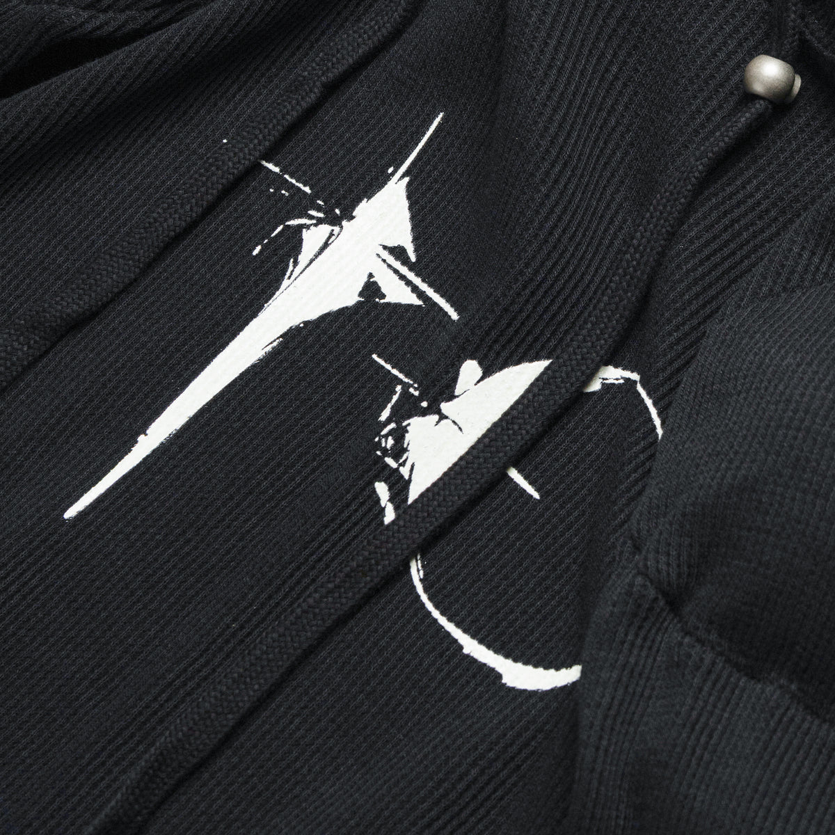 Thug Club Bulk Shoulder Glow In The Dark Hoodie Black