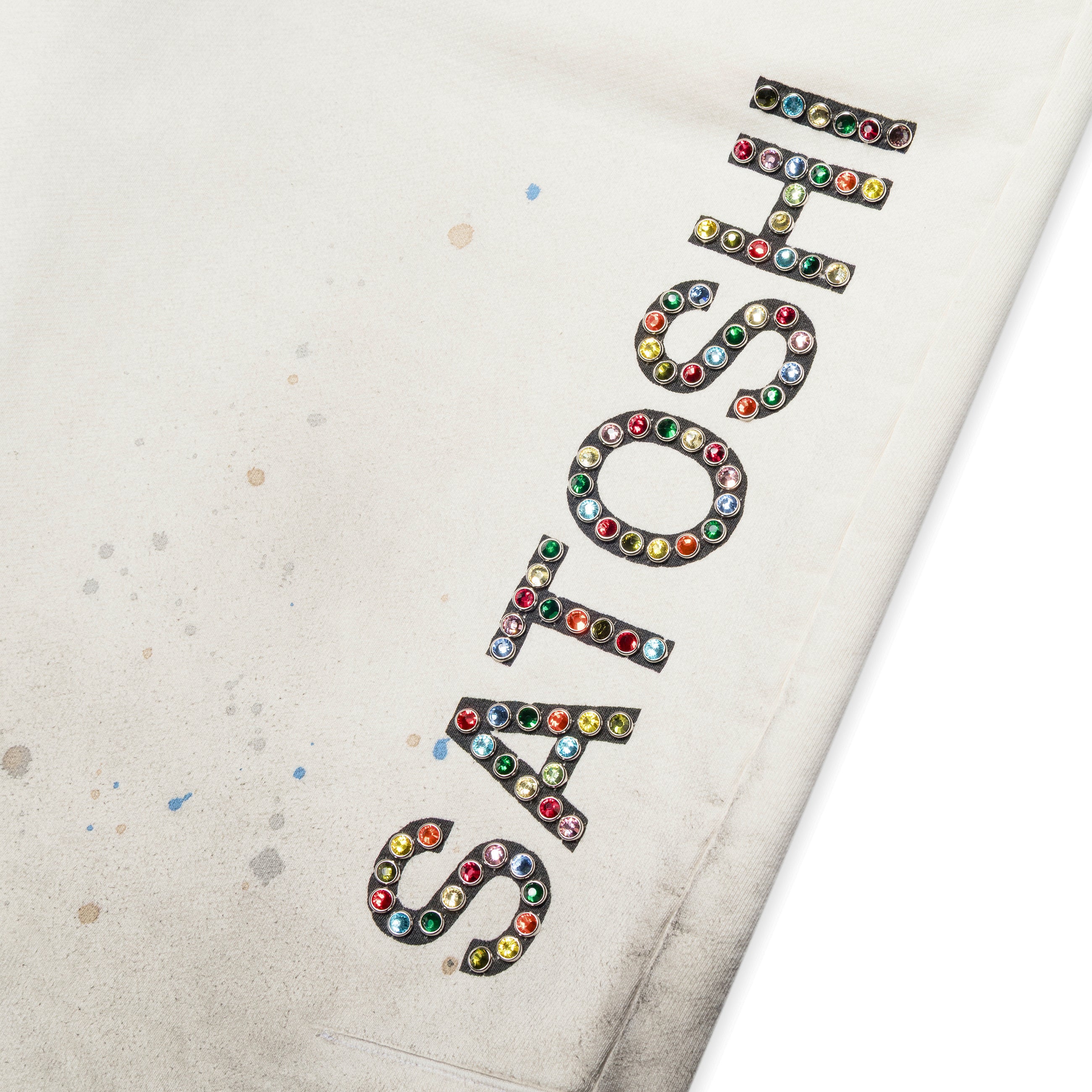 Satoshi Nakamoto White Drifter Sweatshorts