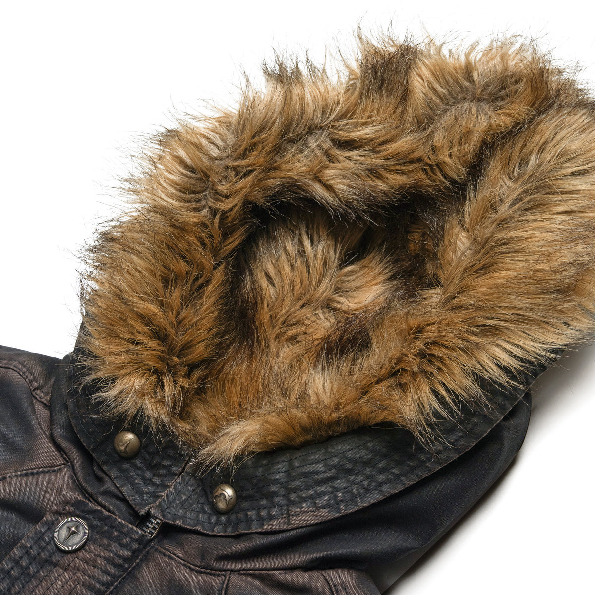 Thug Club Three Riding Skull Vintage Jacket Camo