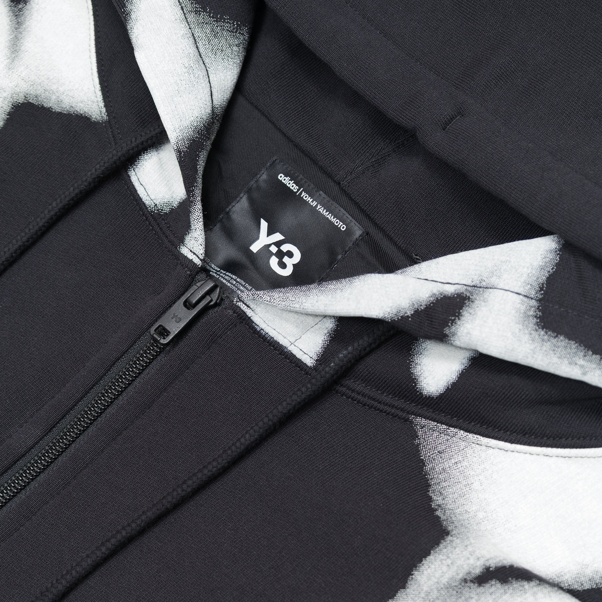 Y-3 Gfx Ft Zip Hood Black Black
