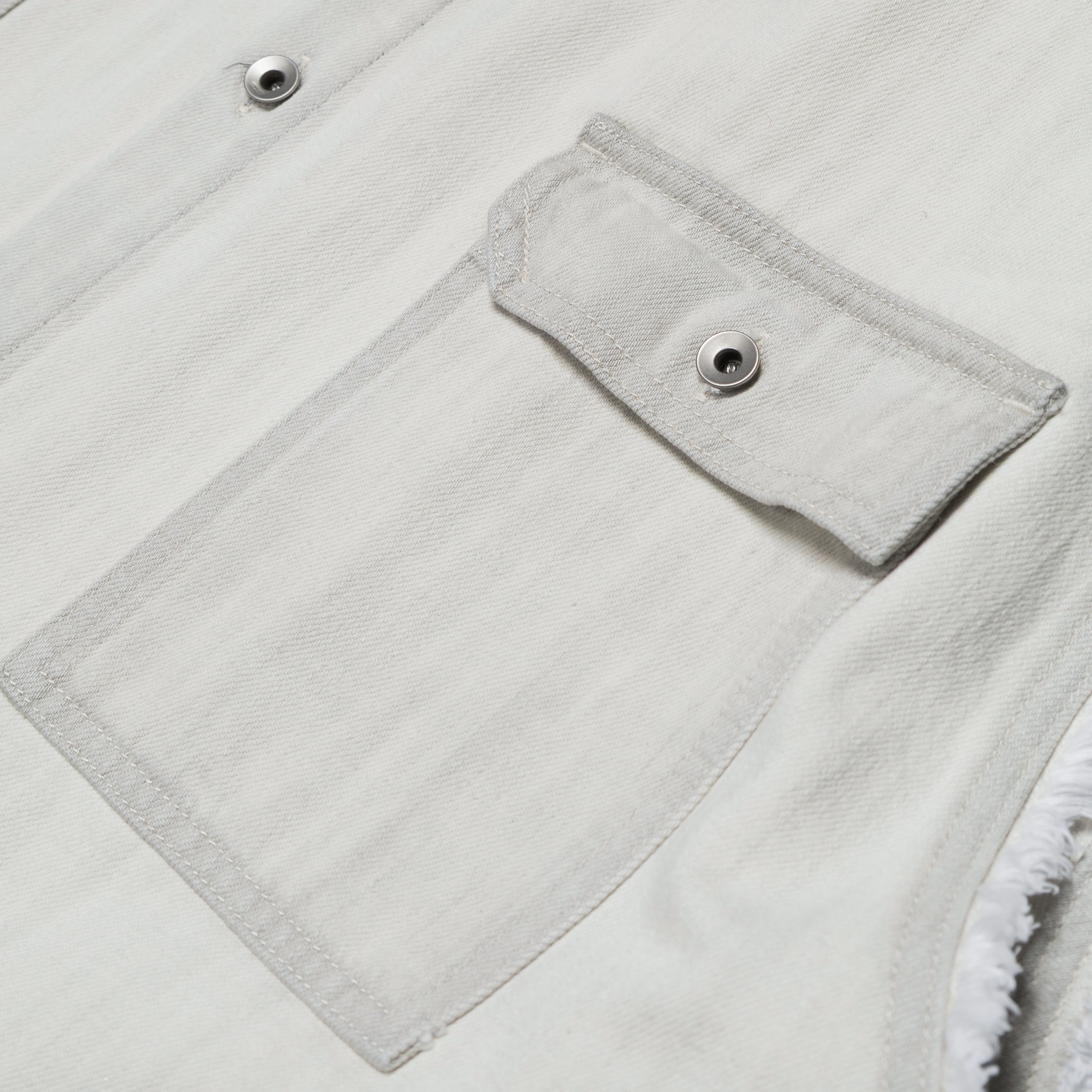 Rick Owens DRKSHDW White Sleeveless Tommy Jumbo Outershirt