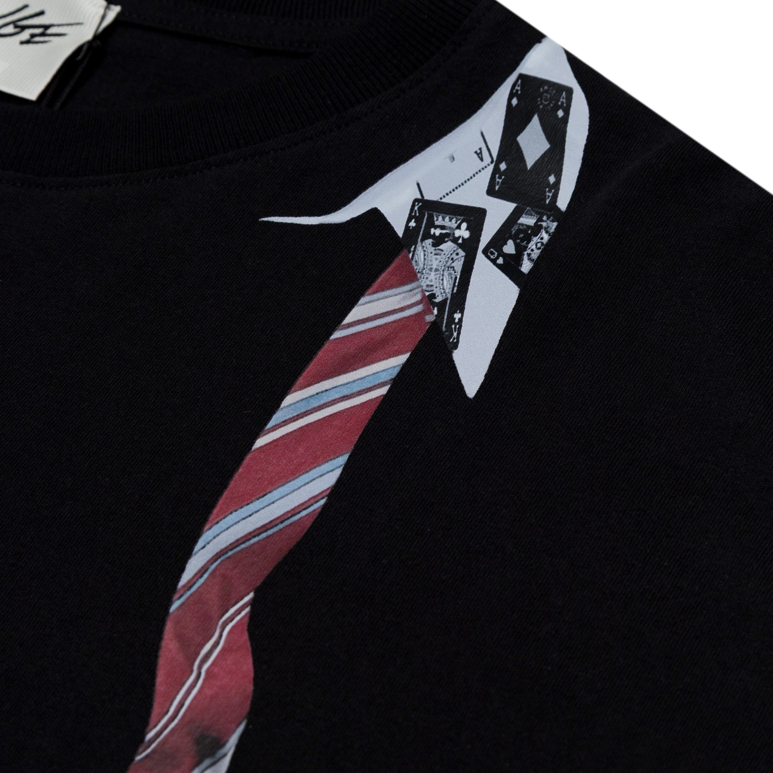 AWGE Tie Trompe Shirt Black