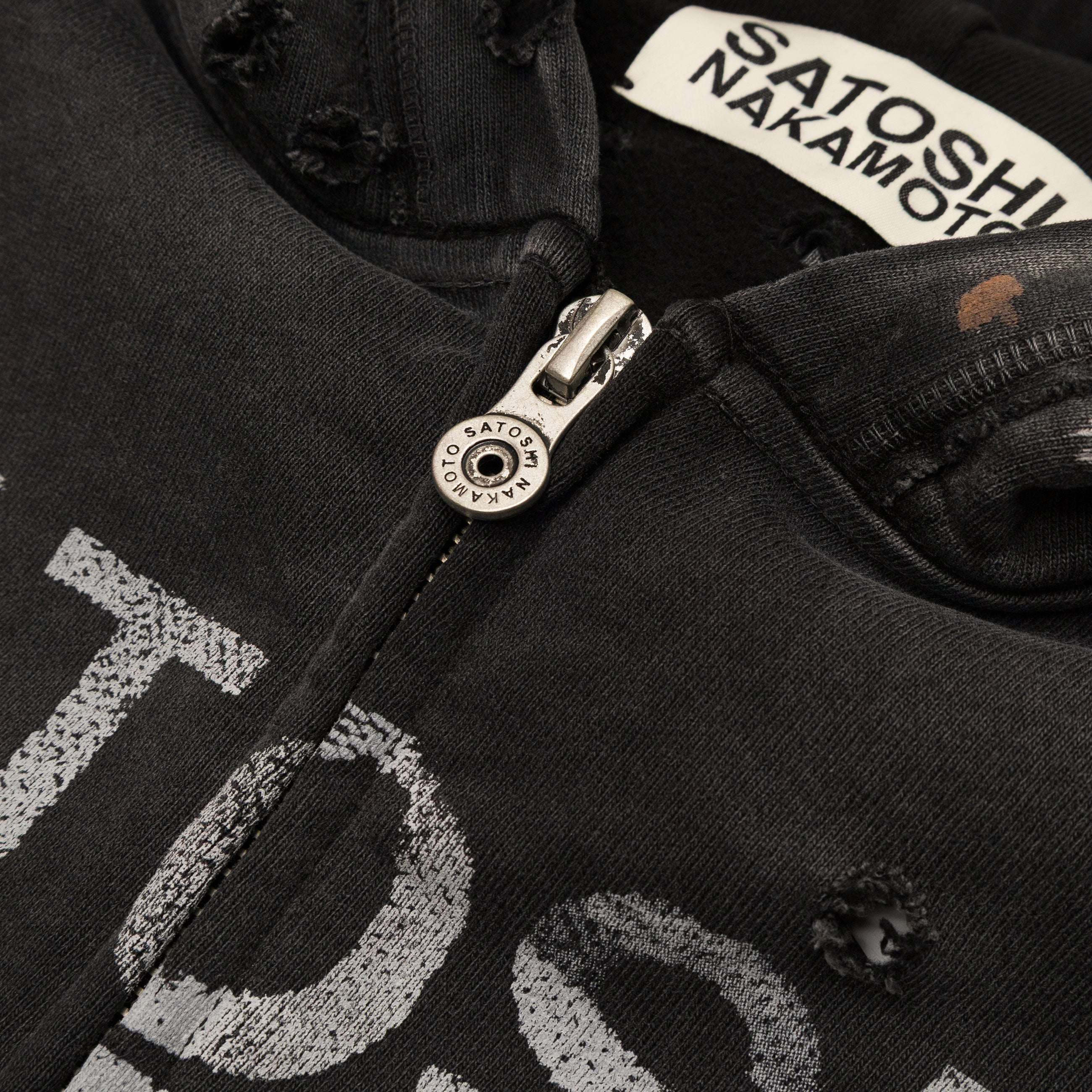 Satoshi Nakamoto Luke Fleece Hoodie Black