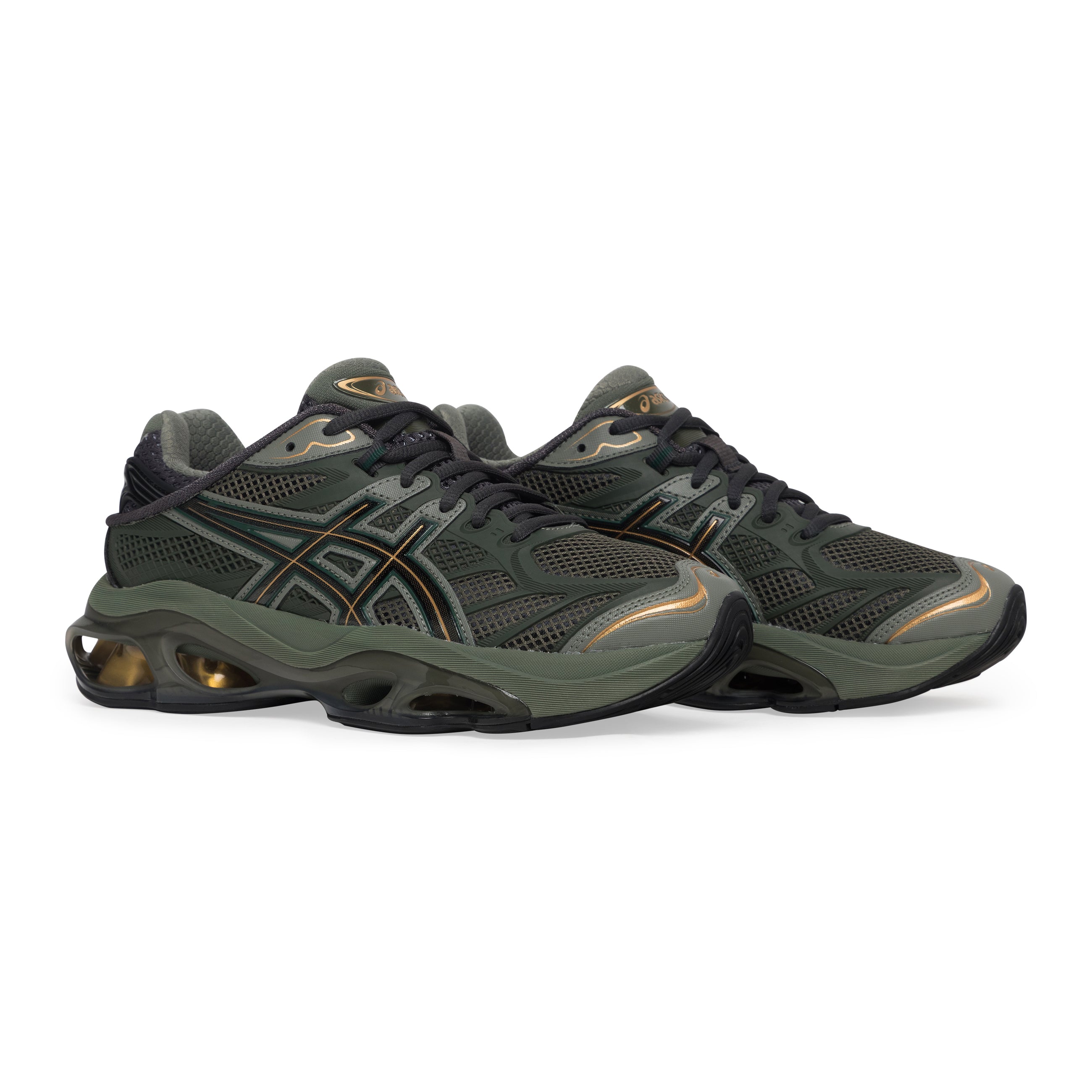 Asics Gel-Kinetic 2.0 Obsidian Grey/Olive Canvas