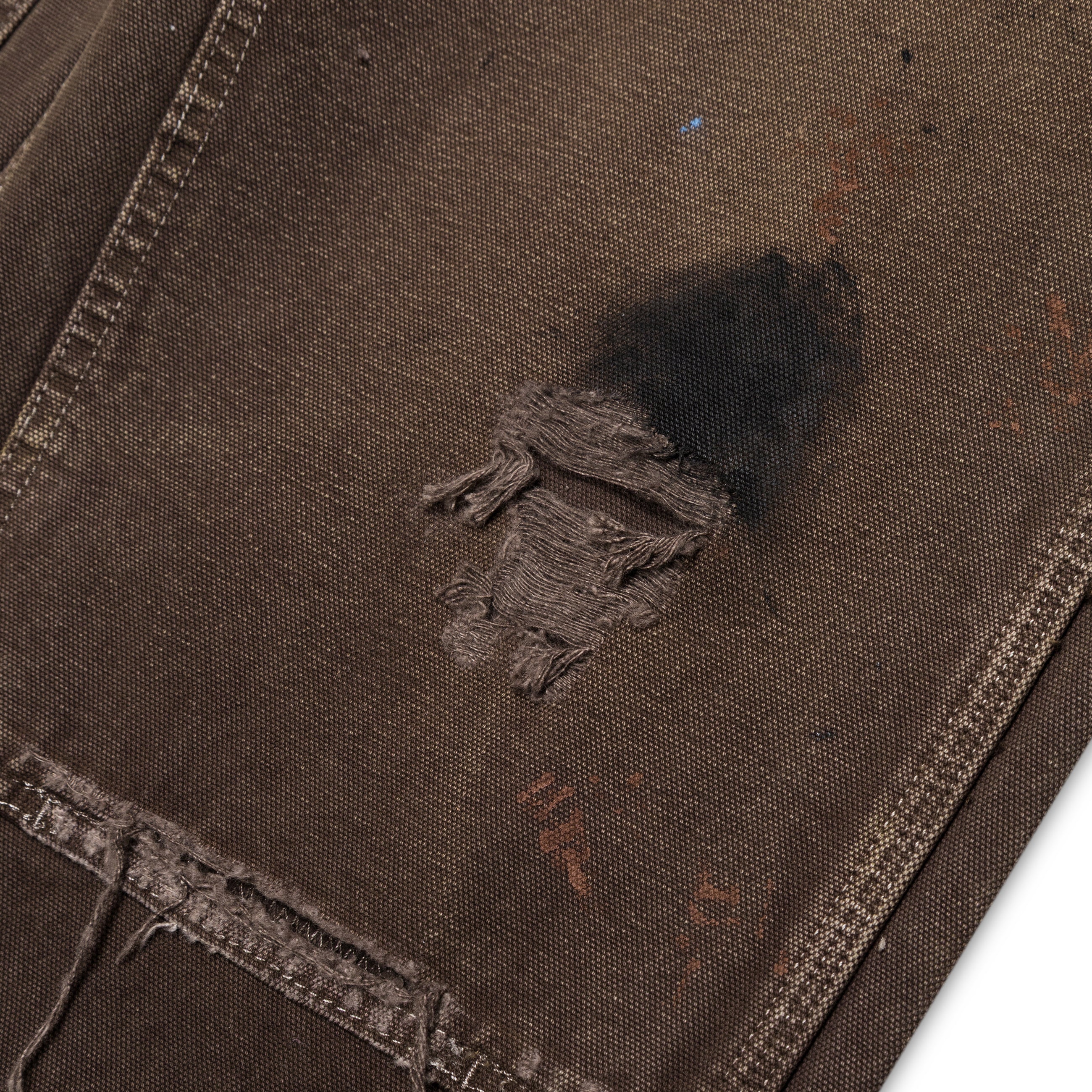 Enfants Riches Deprimes Brown Double Knee Paint Pants