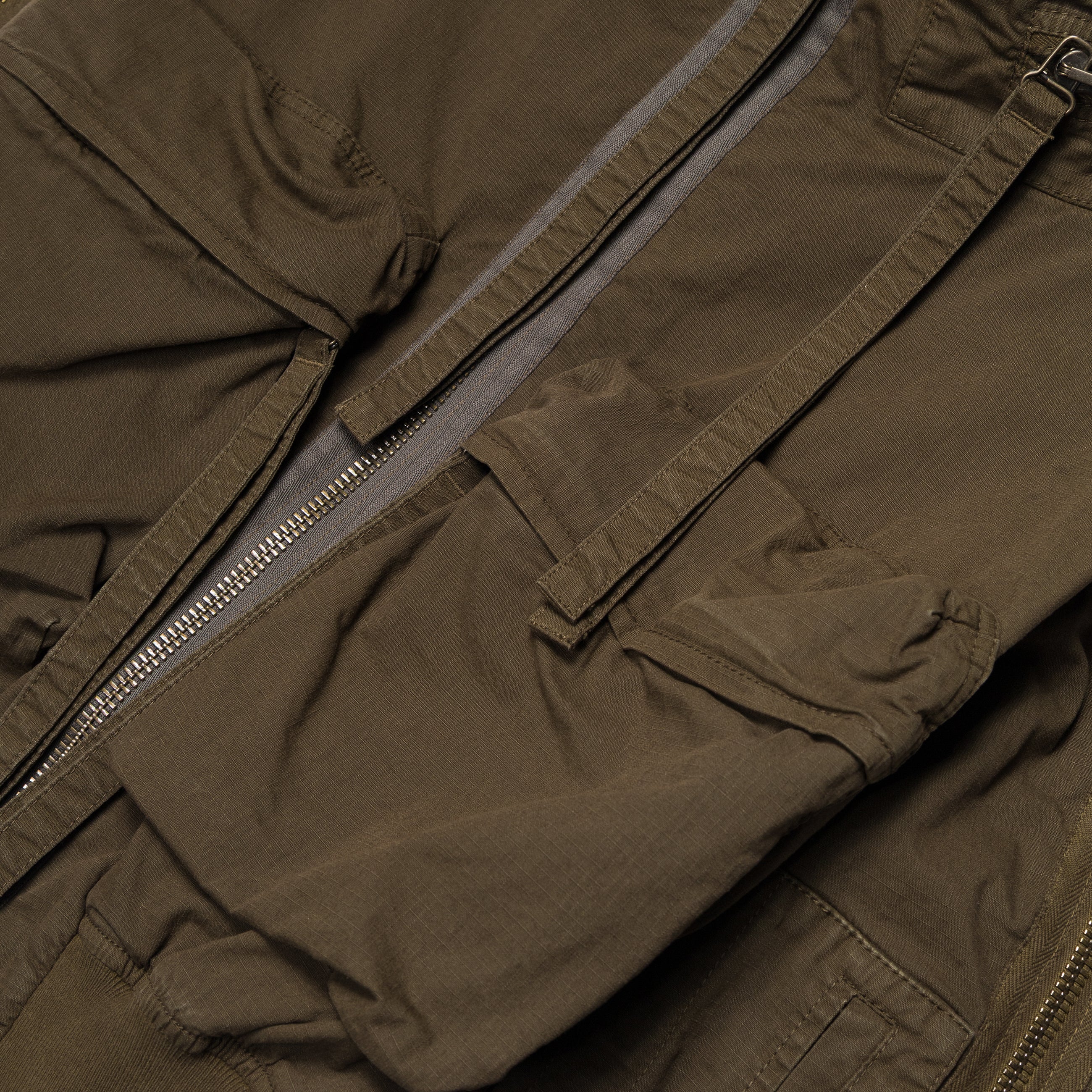 Dsquared2 Green Multipocket Cargo Caban