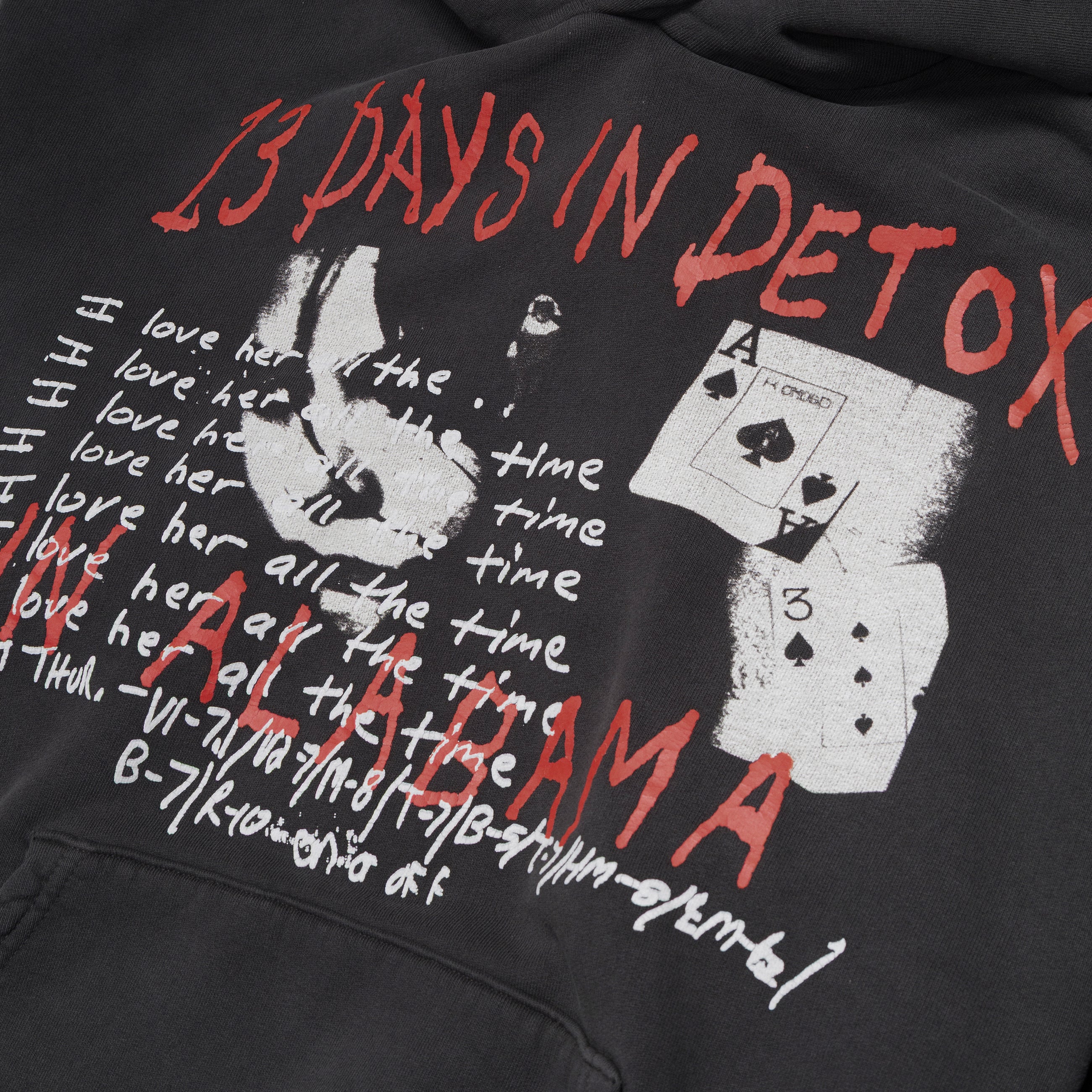 Enfants Riches Deprimes 13 Days In Detox Hoodie Black