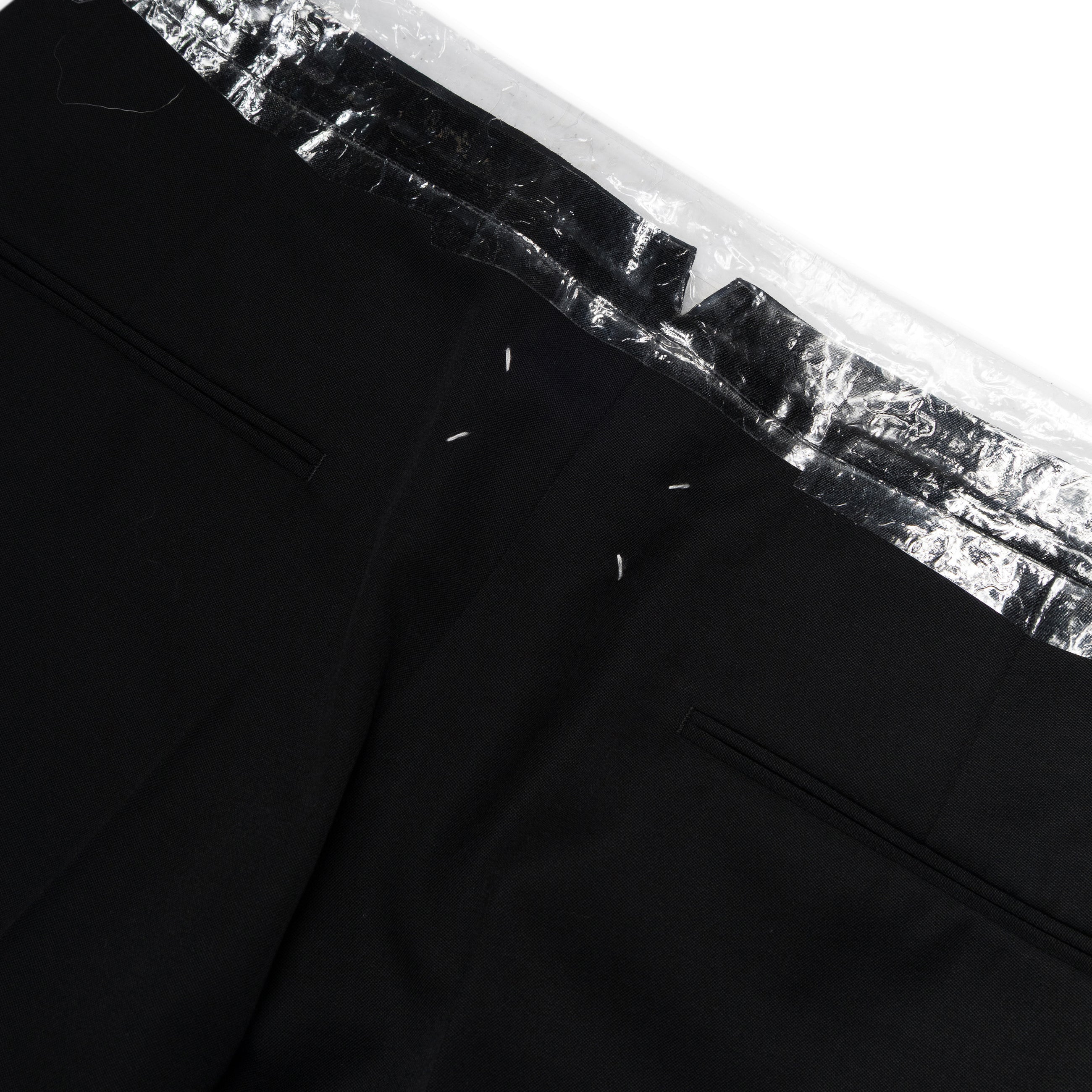 Maison Margiela Tuxedo Trousers With Tape Waist Details Black
