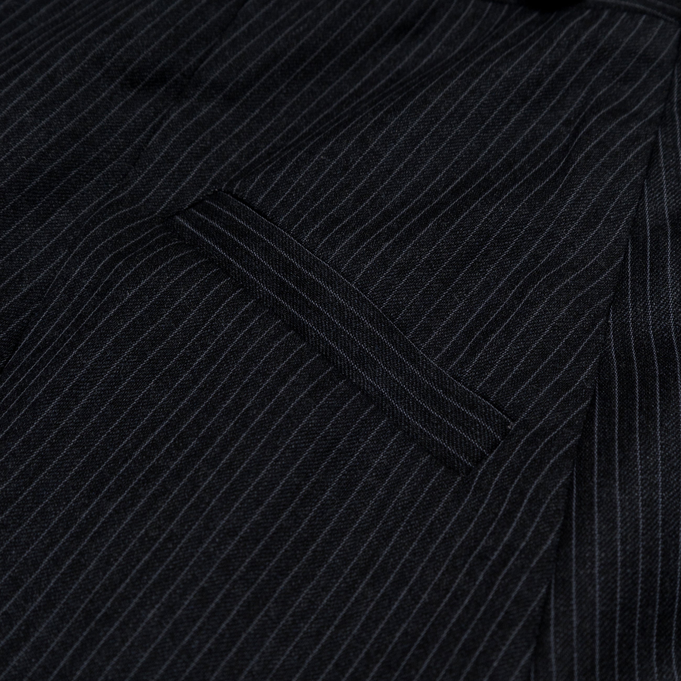 AWGE Pleated Mini Skirt Grey Pinstripe