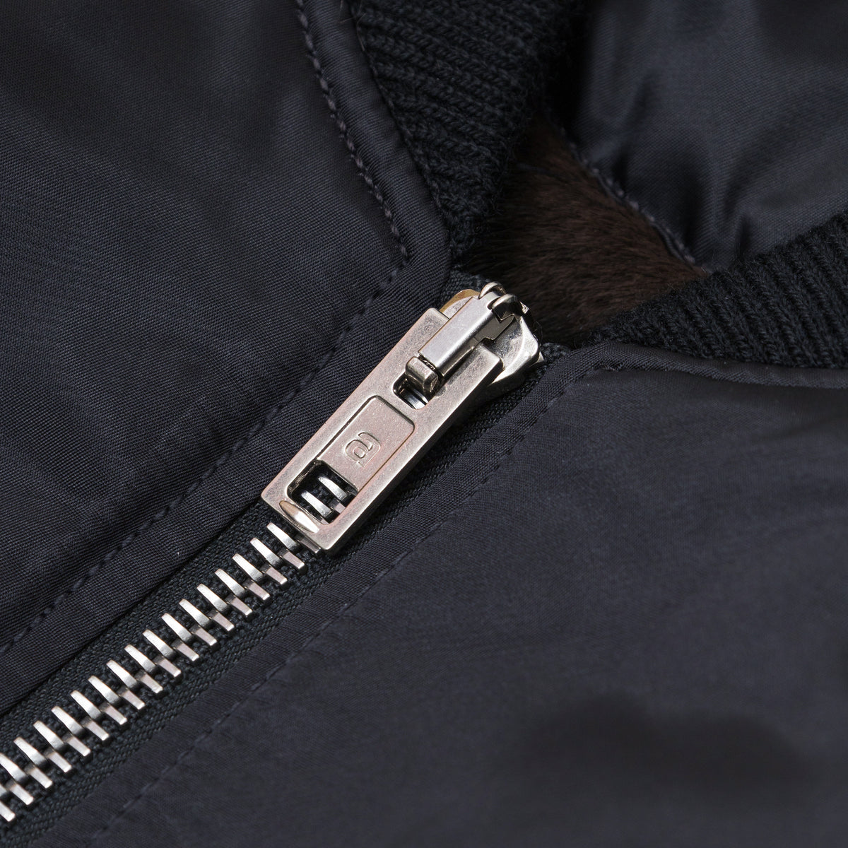 Alexander Wang Bomber Jacket W/ Faux Fur Lining Black