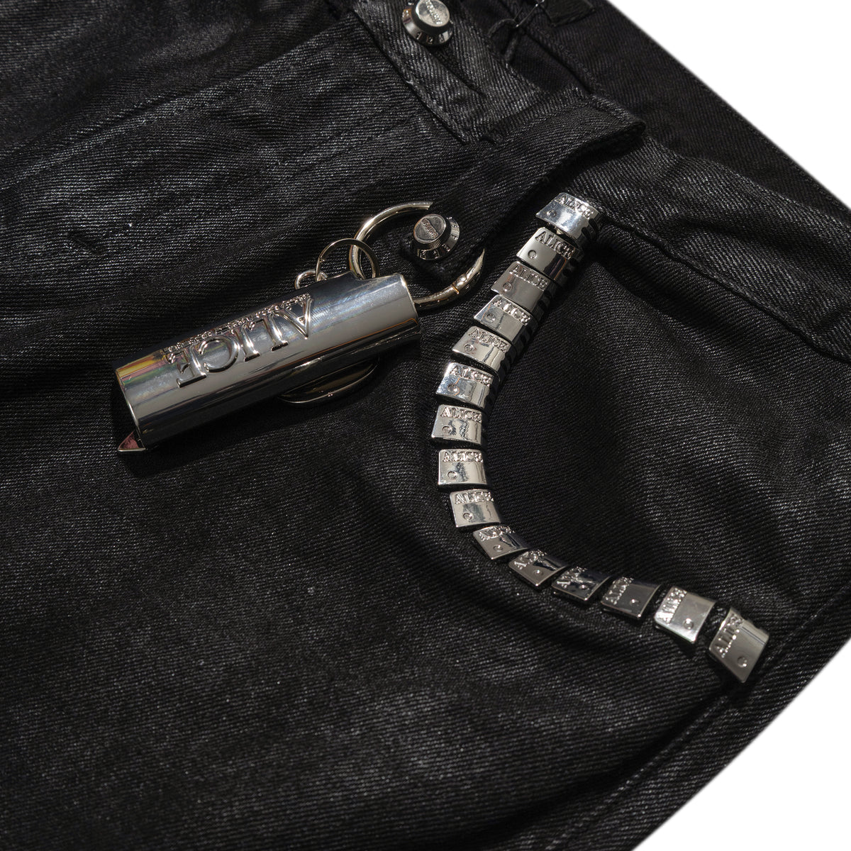Alice Hollywood Roxy Jean (Slim Straight) Black Wax