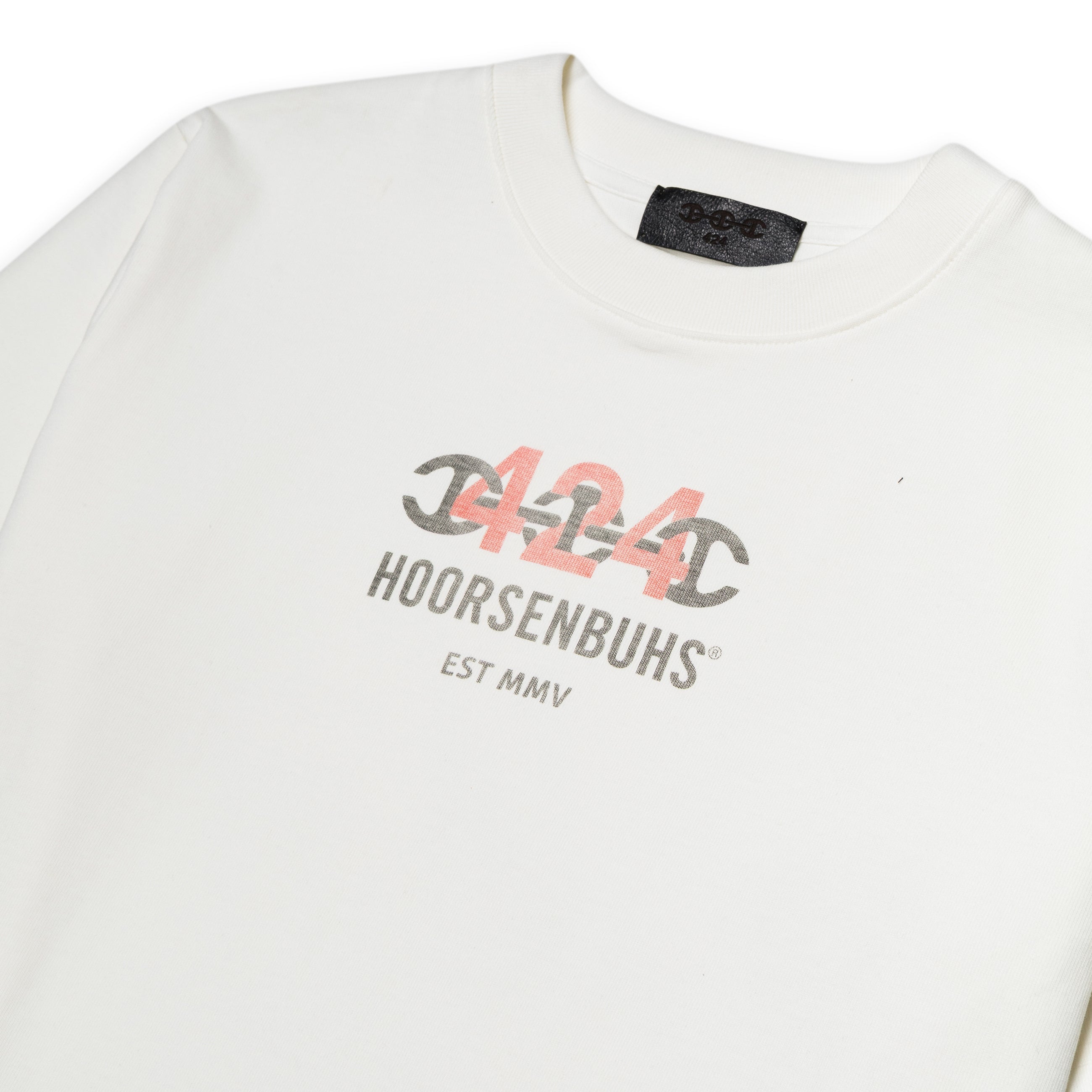 424 x Hoorsenbuhs Lightweight Cropped Tee White