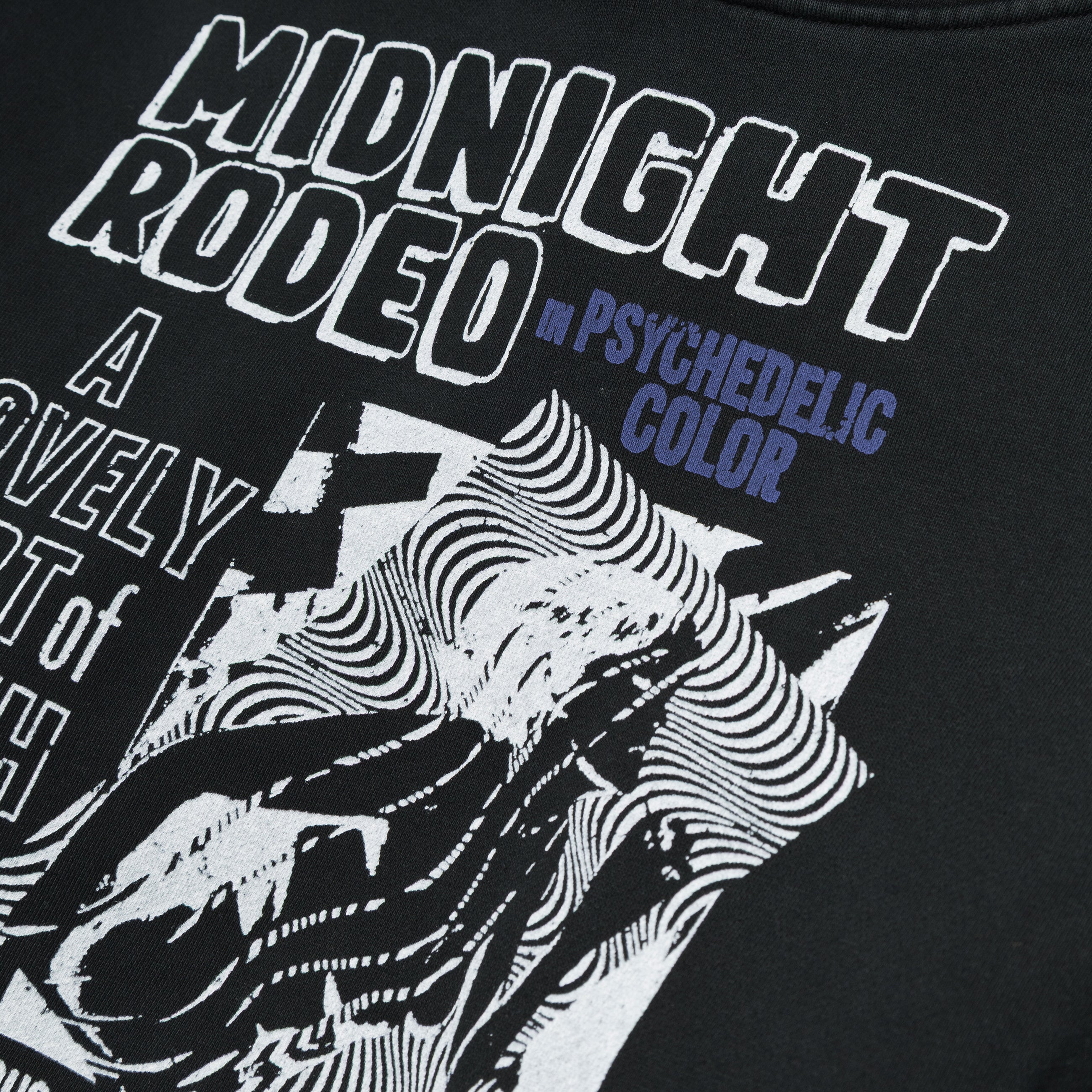 Midnight Rodeo American Exxtasy Hoodie Black