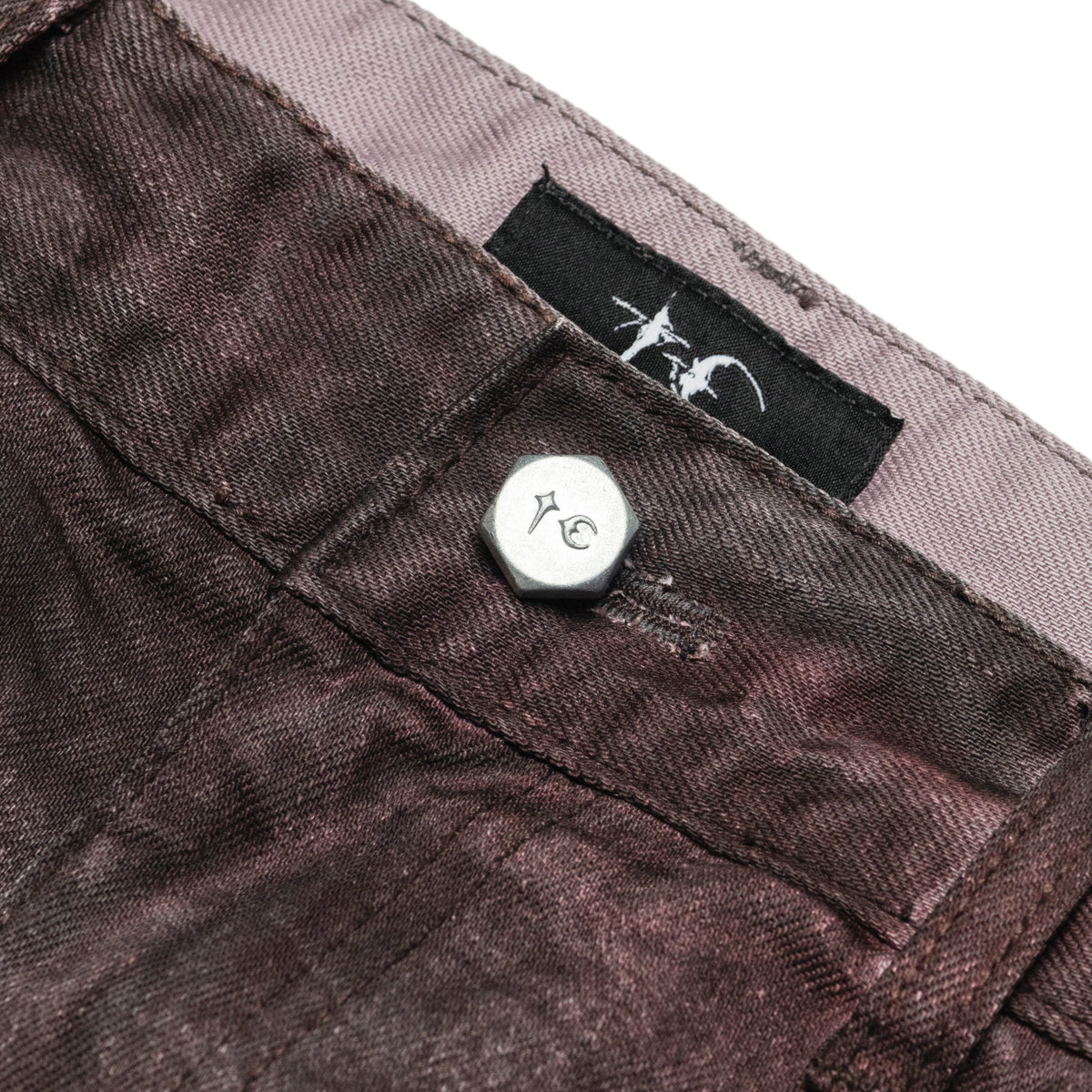 Thug Club Two Tone Washed Carpenter Pants Grey