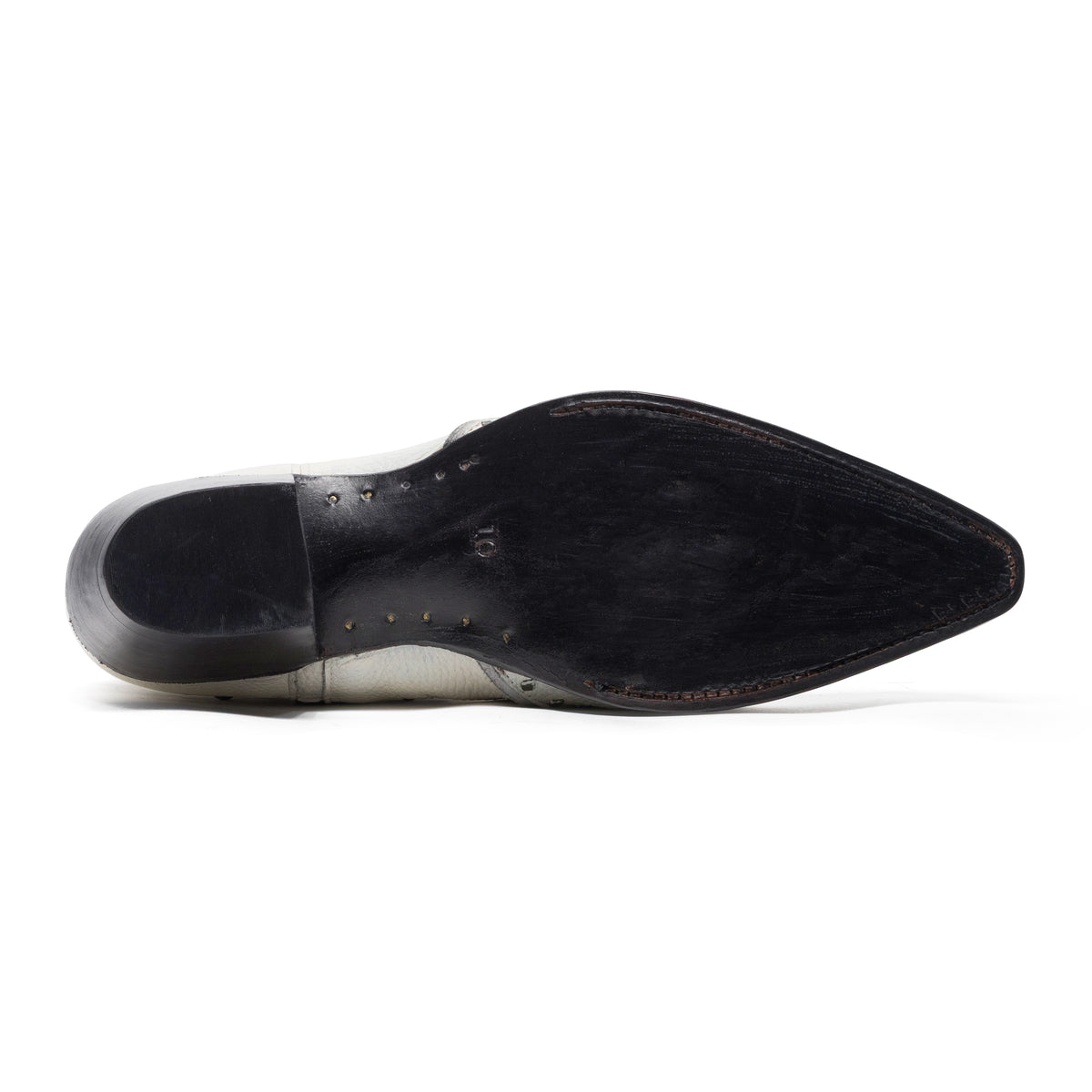 Satoshi Nakamoto Scar Tissue Cowboy Boot White