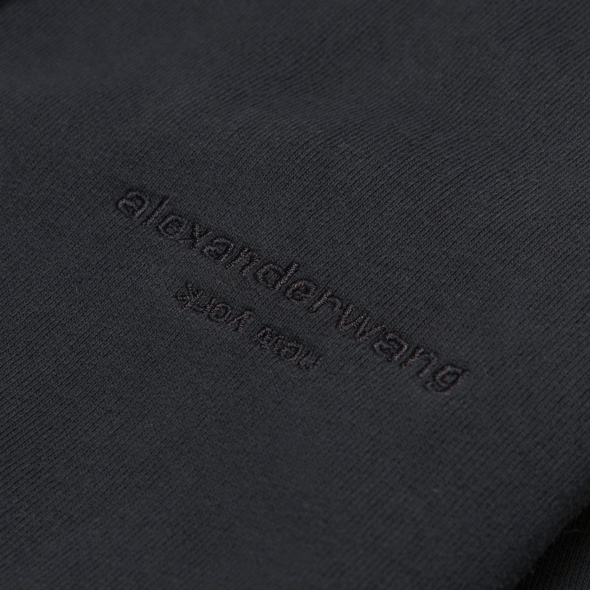 Alexander Wang Zip-Up Hoodie W/ Faux Fur Hood Black