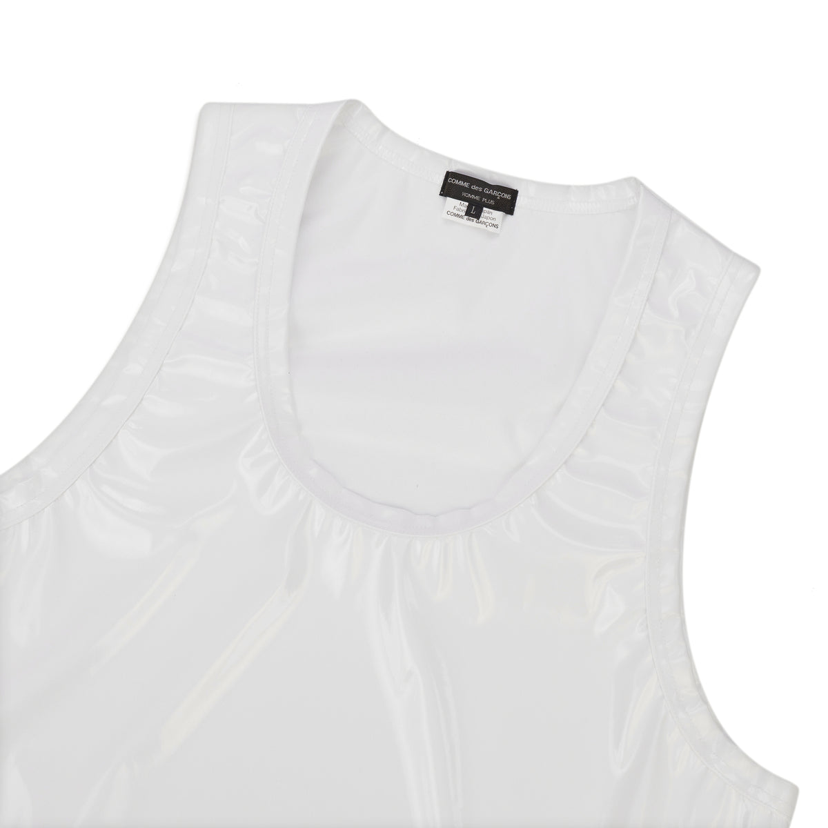 Comme Des Garcons Homme Plus Tank Top White