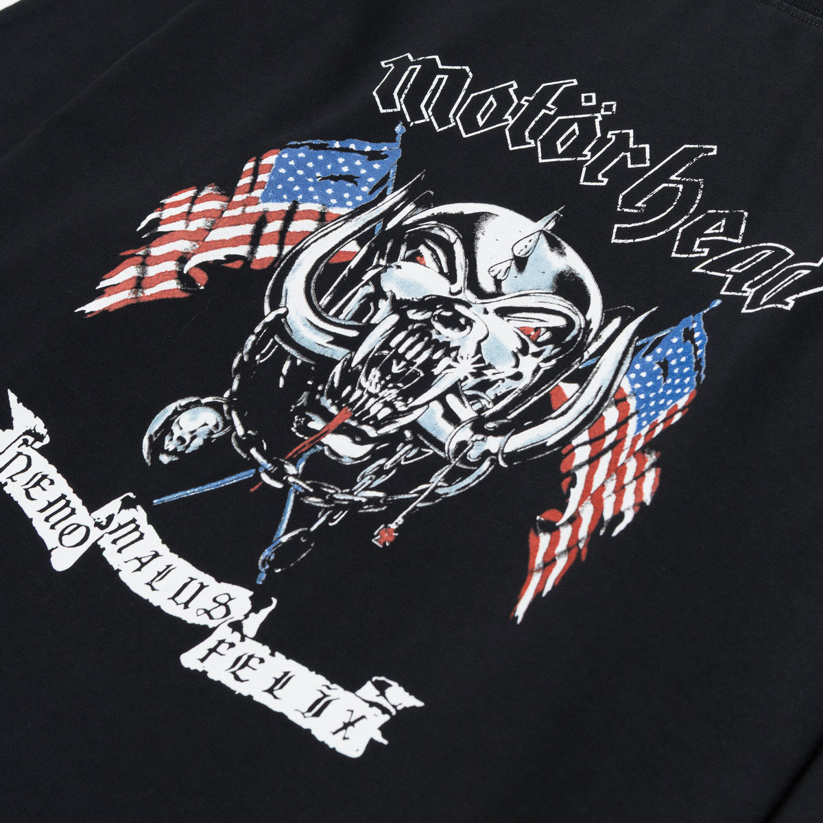 Vetements Vetementsxmotorhead Flag Longsleeve Black