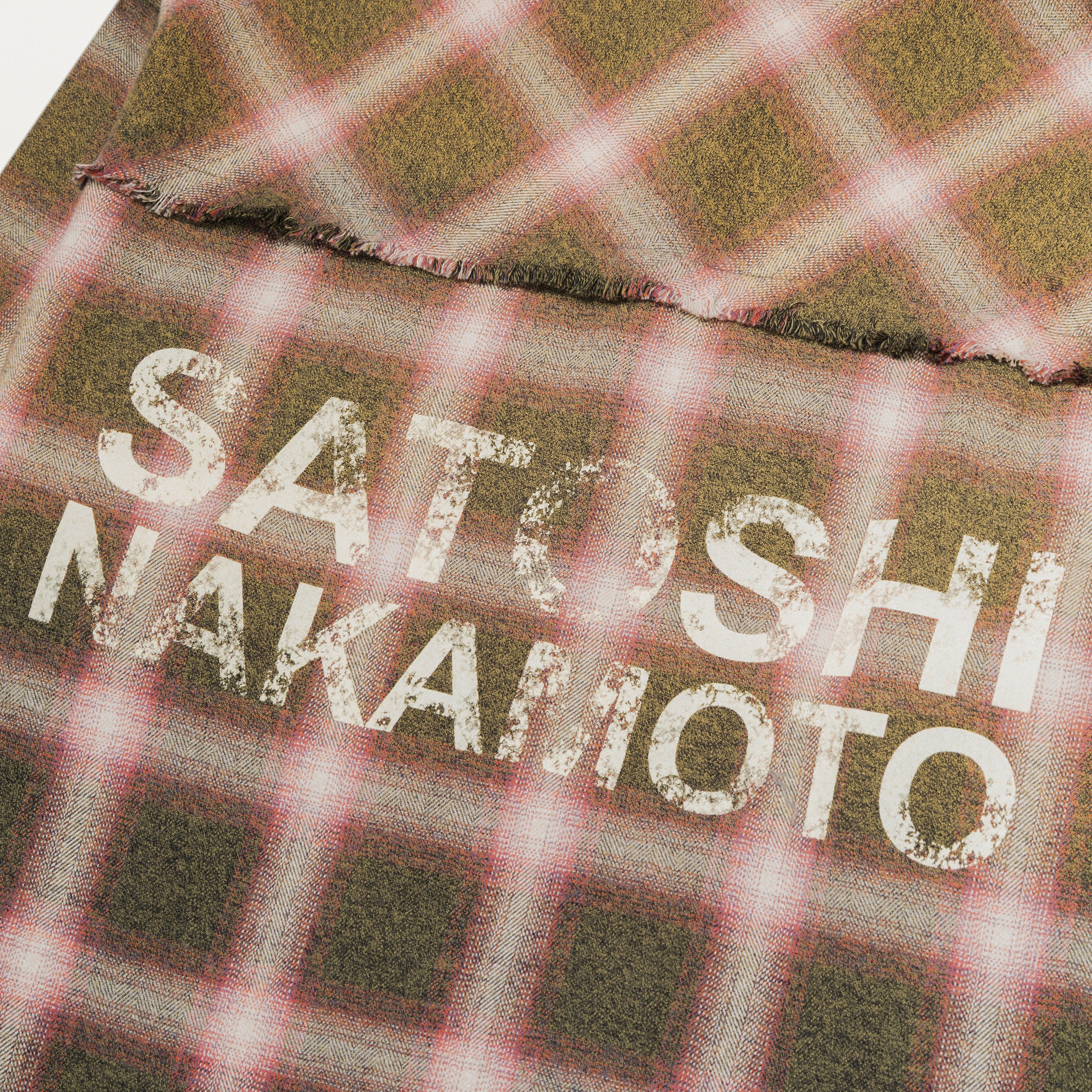 Satoshi Nakamoto Patchwork Flannel Red