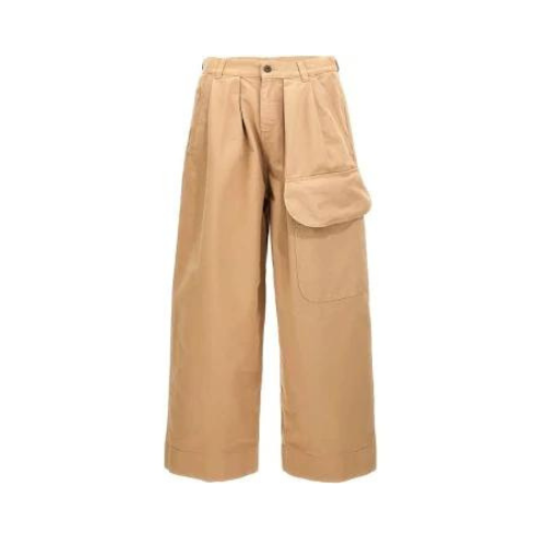 JW ANDERSON RELAXED CARGO TROUSERS BEIGE