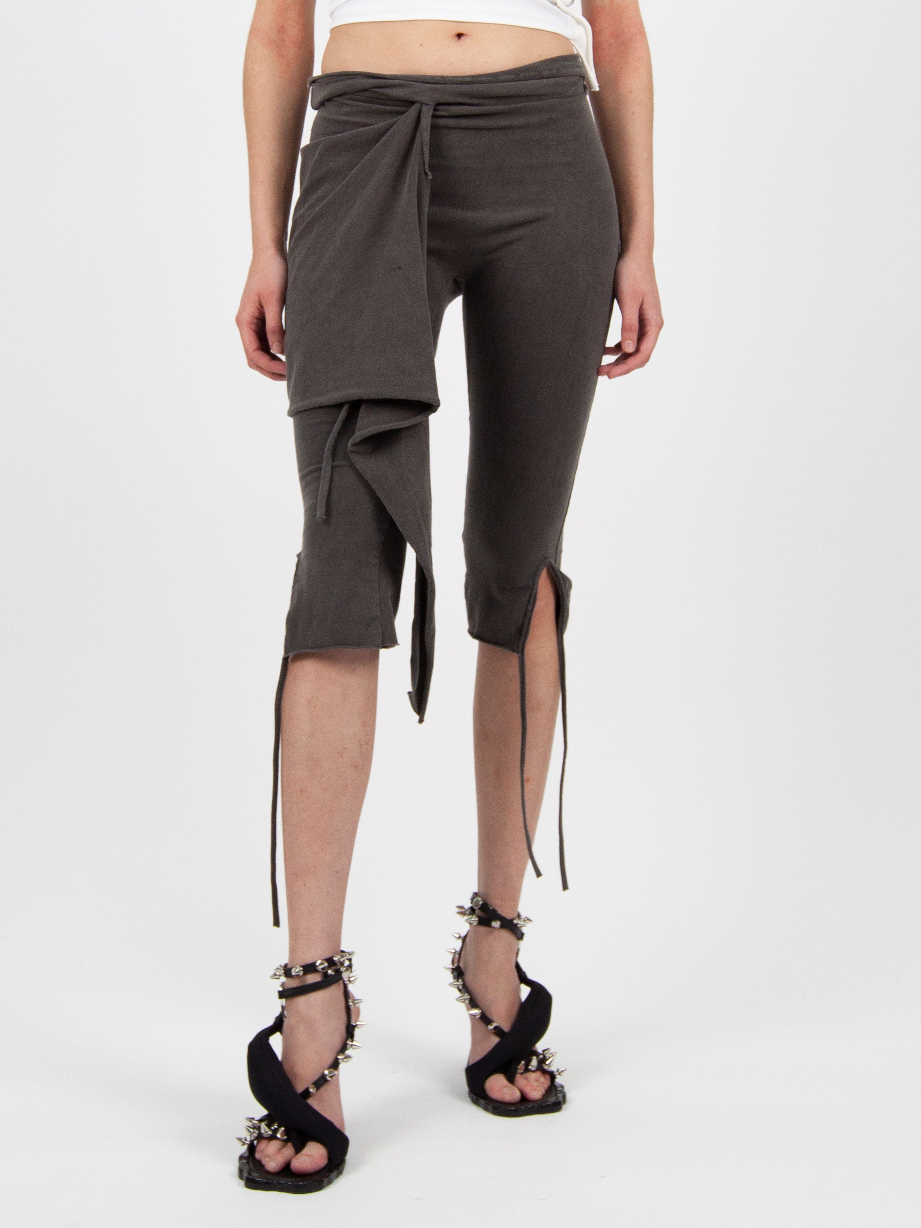 Ottolinger Wraparound Pant Skirt Dark Grey