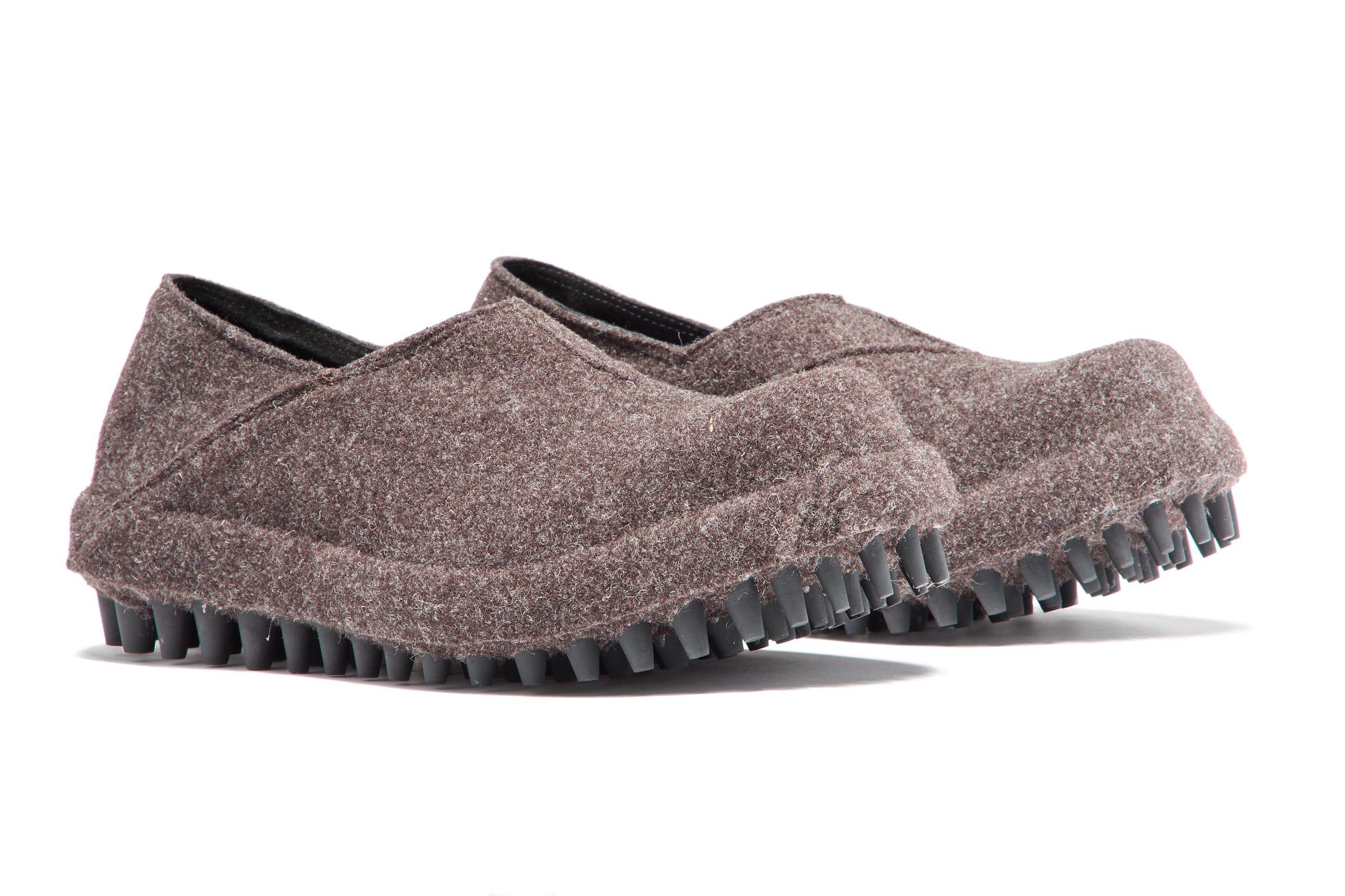 424 Felt Miner Slip On Brown
