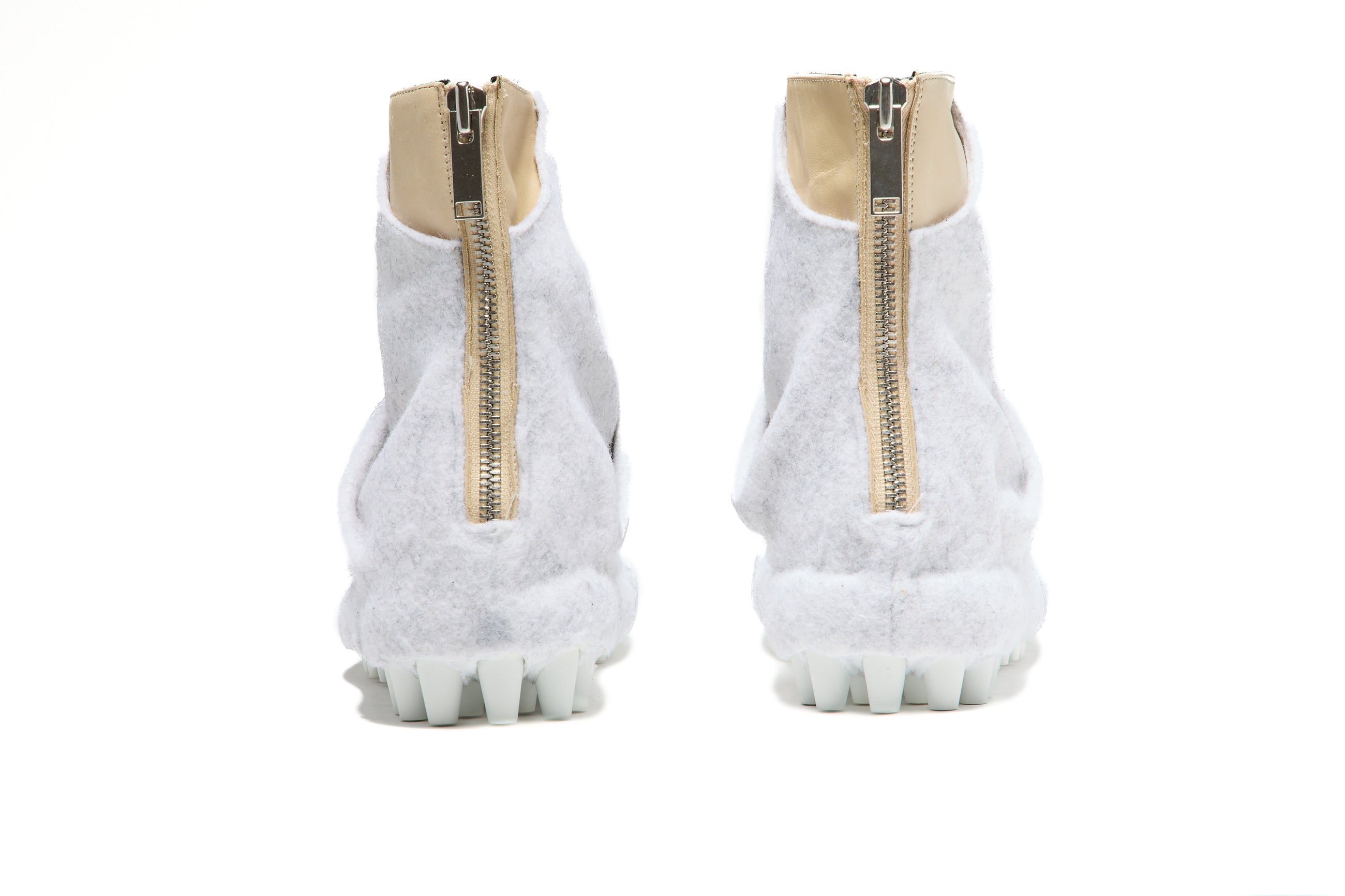 424 Felt Miner Boot White