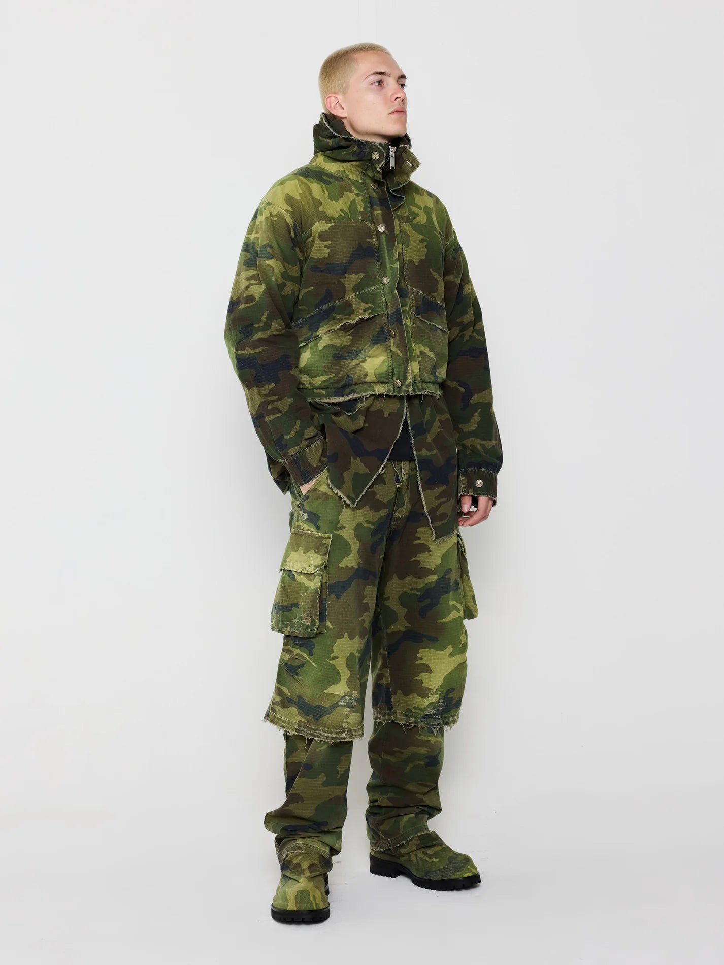 424 5 Pocket Pants In Camouflage 8719