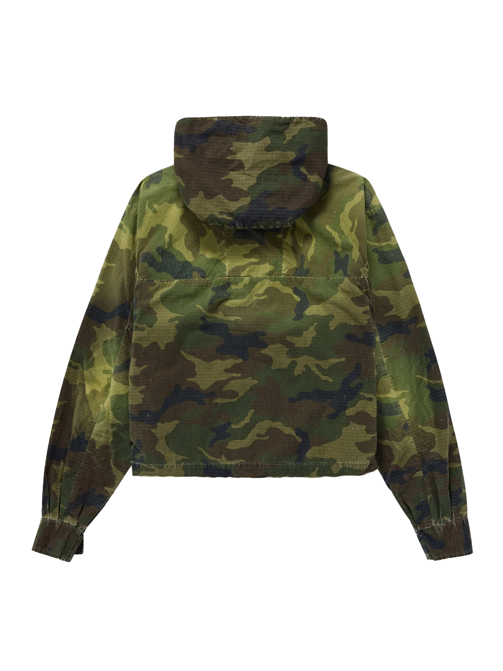 424 Cropped Parka Green