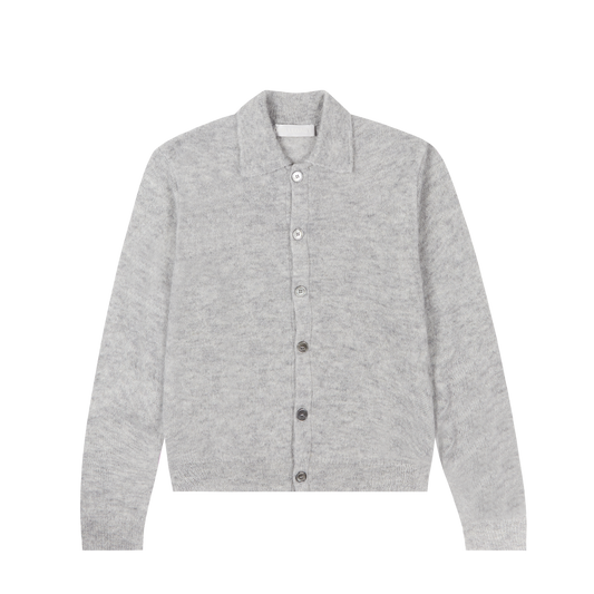 OUR LEGACY EVENING POLO BUTTON DOWN SWEATER Sweaters Grey