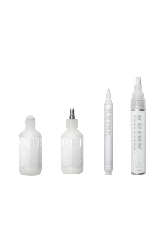 White Set: K-42, K-60, K-66, And K-75 White Paint Markers