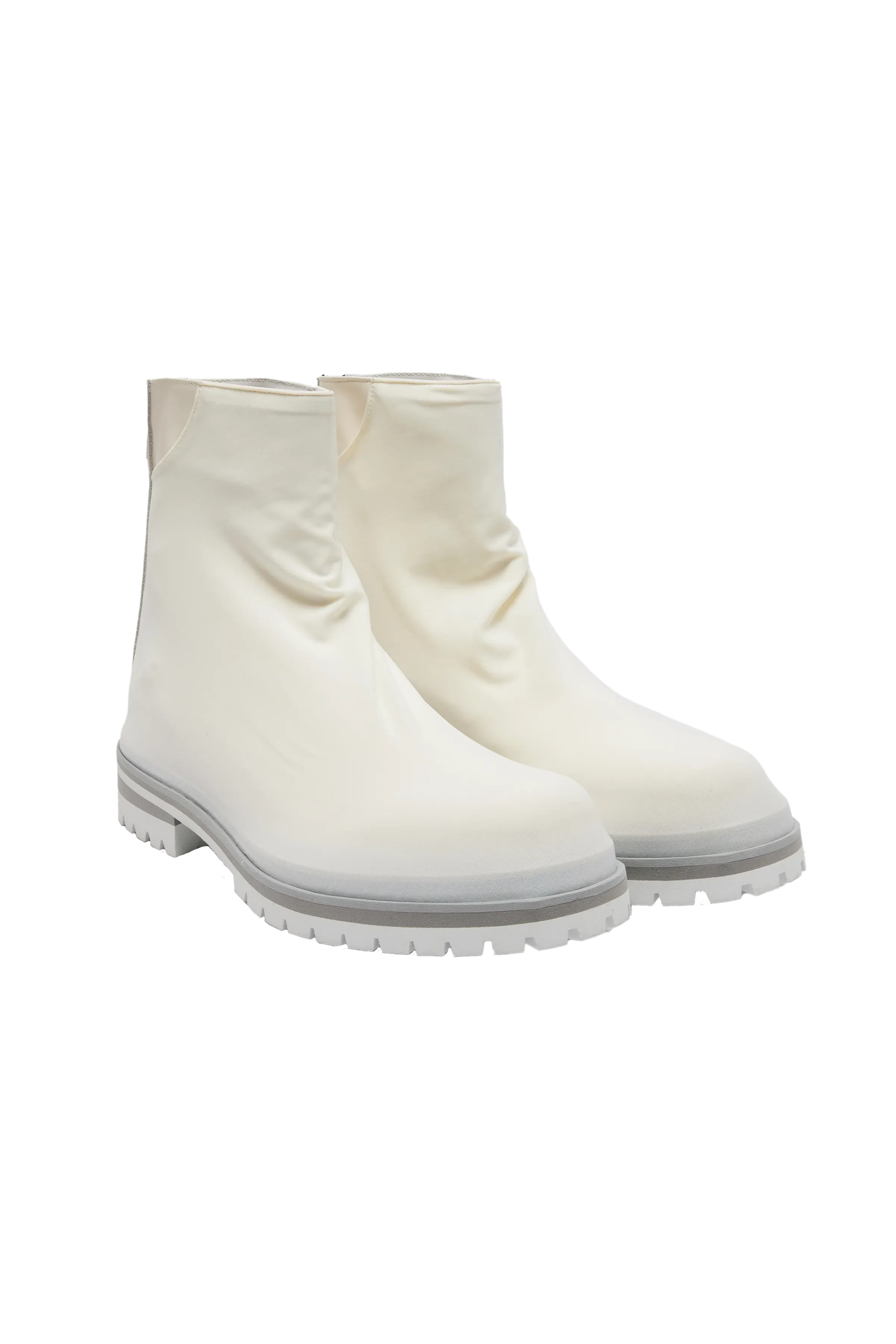 424 Marathon Boots In White- Womens